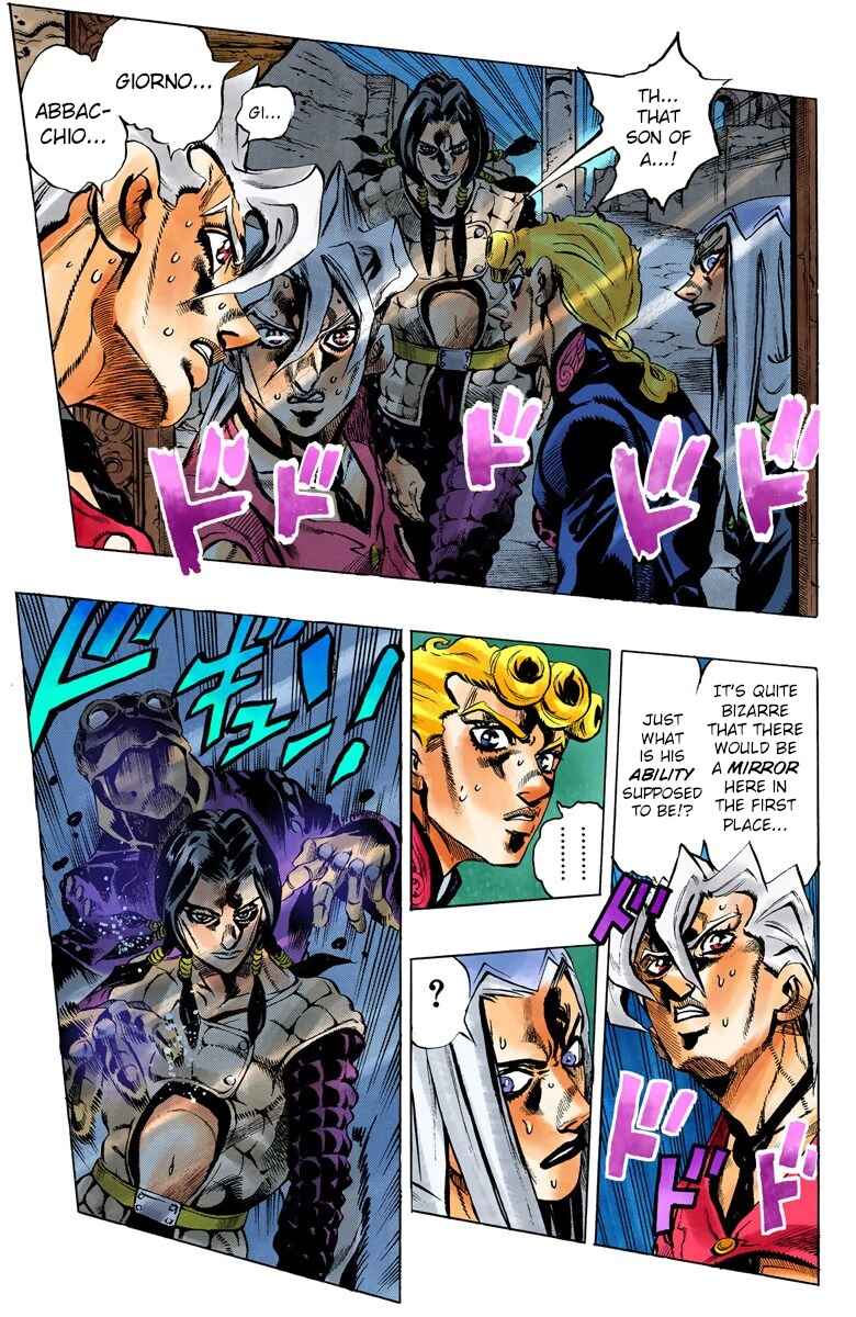 JoJo no Kimyou na Bouken: Part 5 - Ougon no Kaze Color-ban Chapter 40 - Page 5