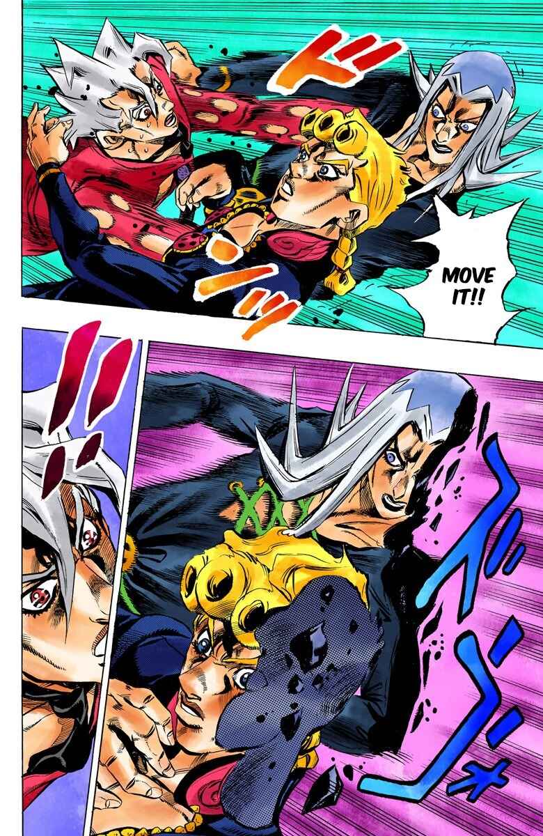 JoJo no Kimyou na Bouken: Part 5 - Ougon no Kaze Color-ban Chapter 40 - Page 8