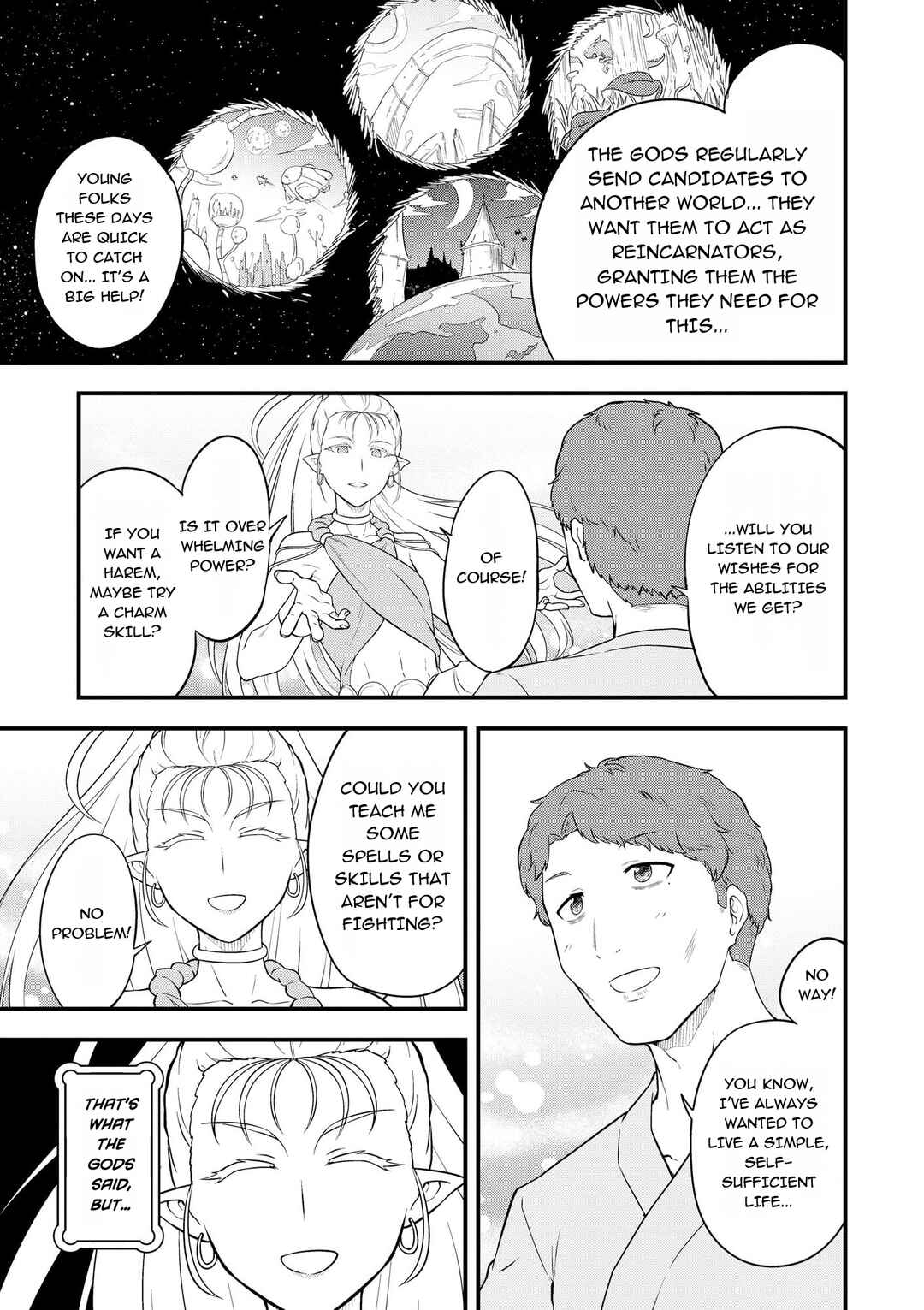 Tenseisha wa Seken Shirazu: Tokuten Skill de Slow Life!? Chapter 1 - Page 4