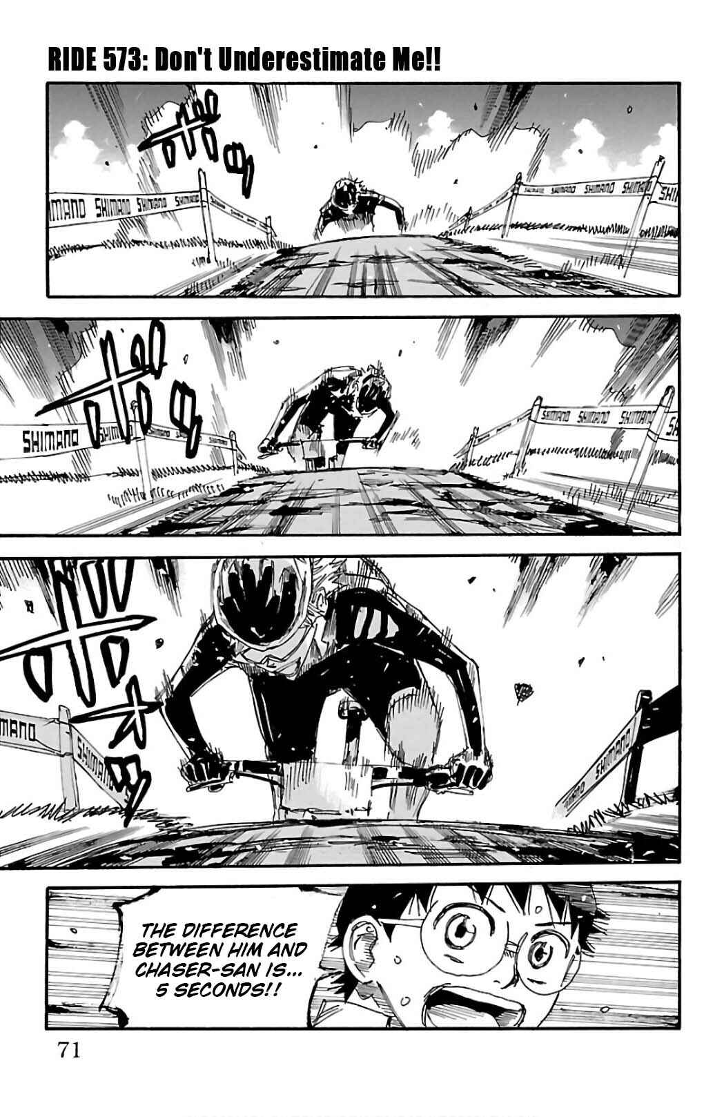 Yowamushi Pedal Chapter 573 - Page 1