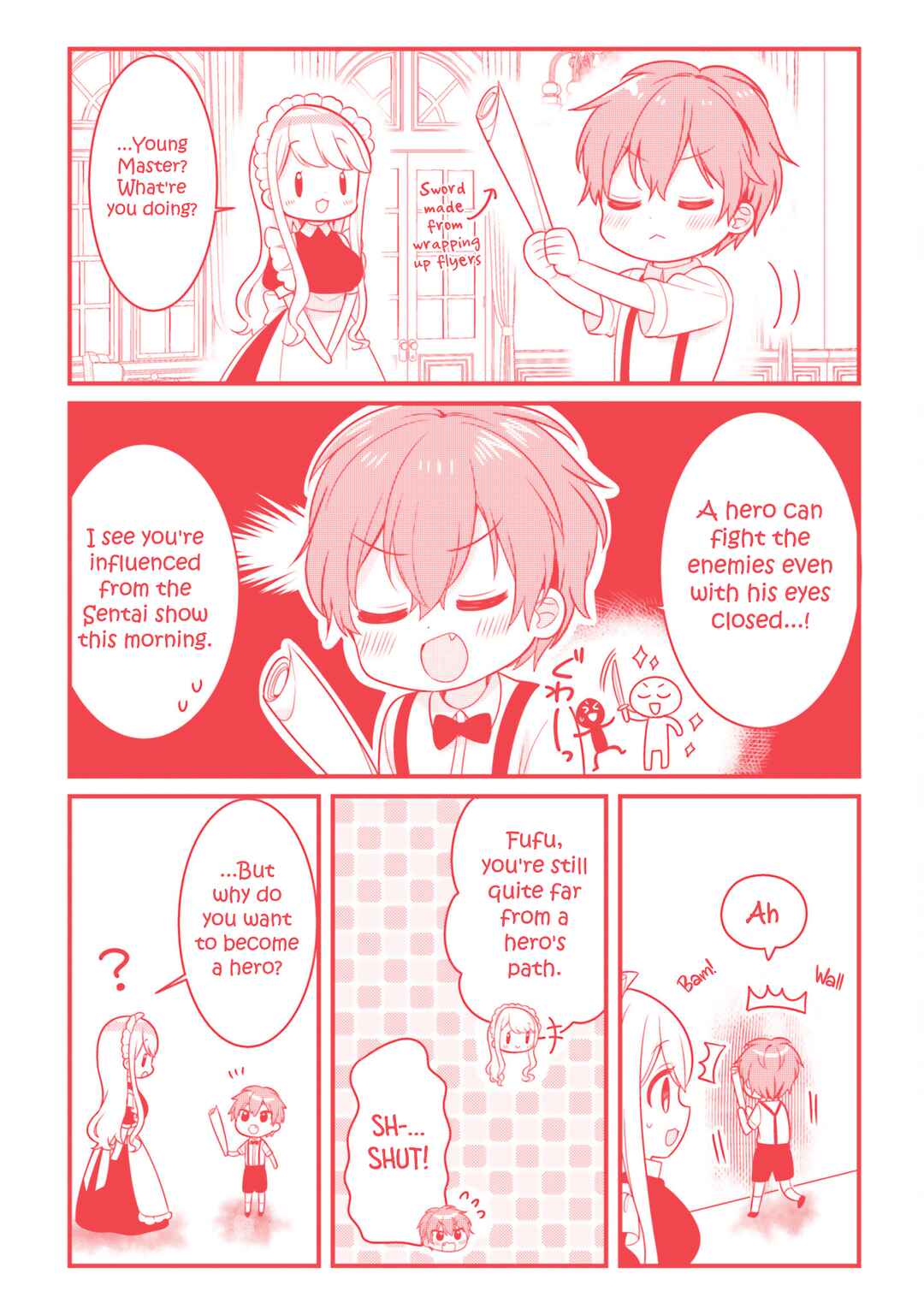 Tekito na Maid no Oneesan & Erasou de Ichizu na Botchan Chapter 41.5 - Page 8