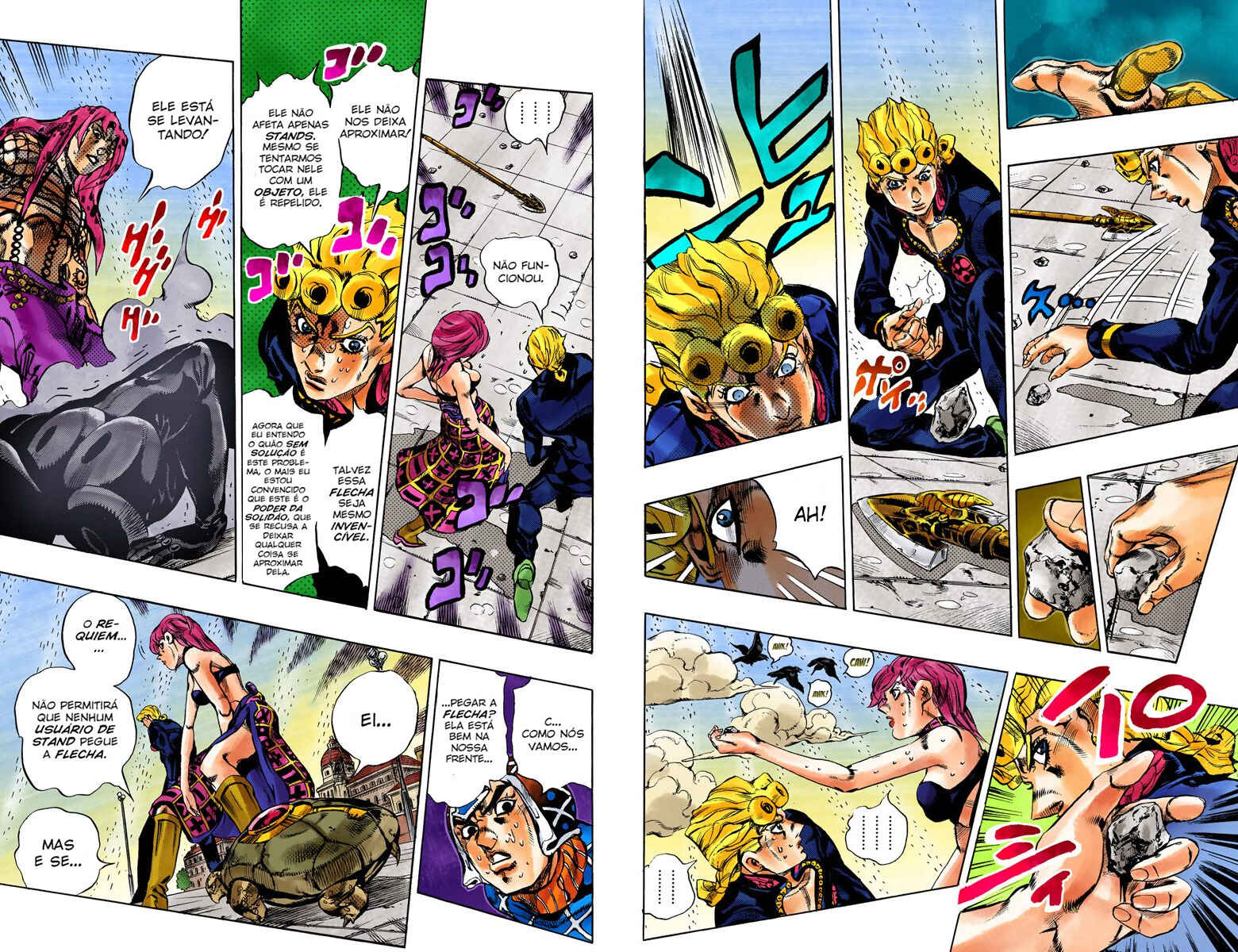 JoJo no Kimyou na Bouken: Part 5 - Ougon no Kaze Color-ban Chapter 139 - Page 7