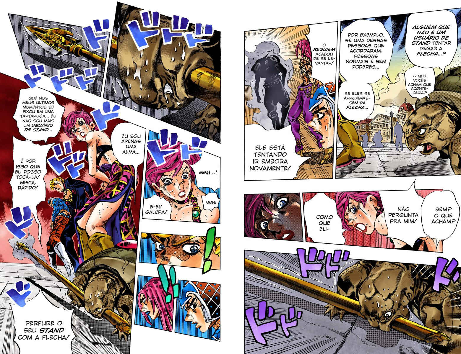 JoJo no Kimyou na Bouken: Part 5 - Ougon no Kaze Color-ban Chapter 139 - Page 8