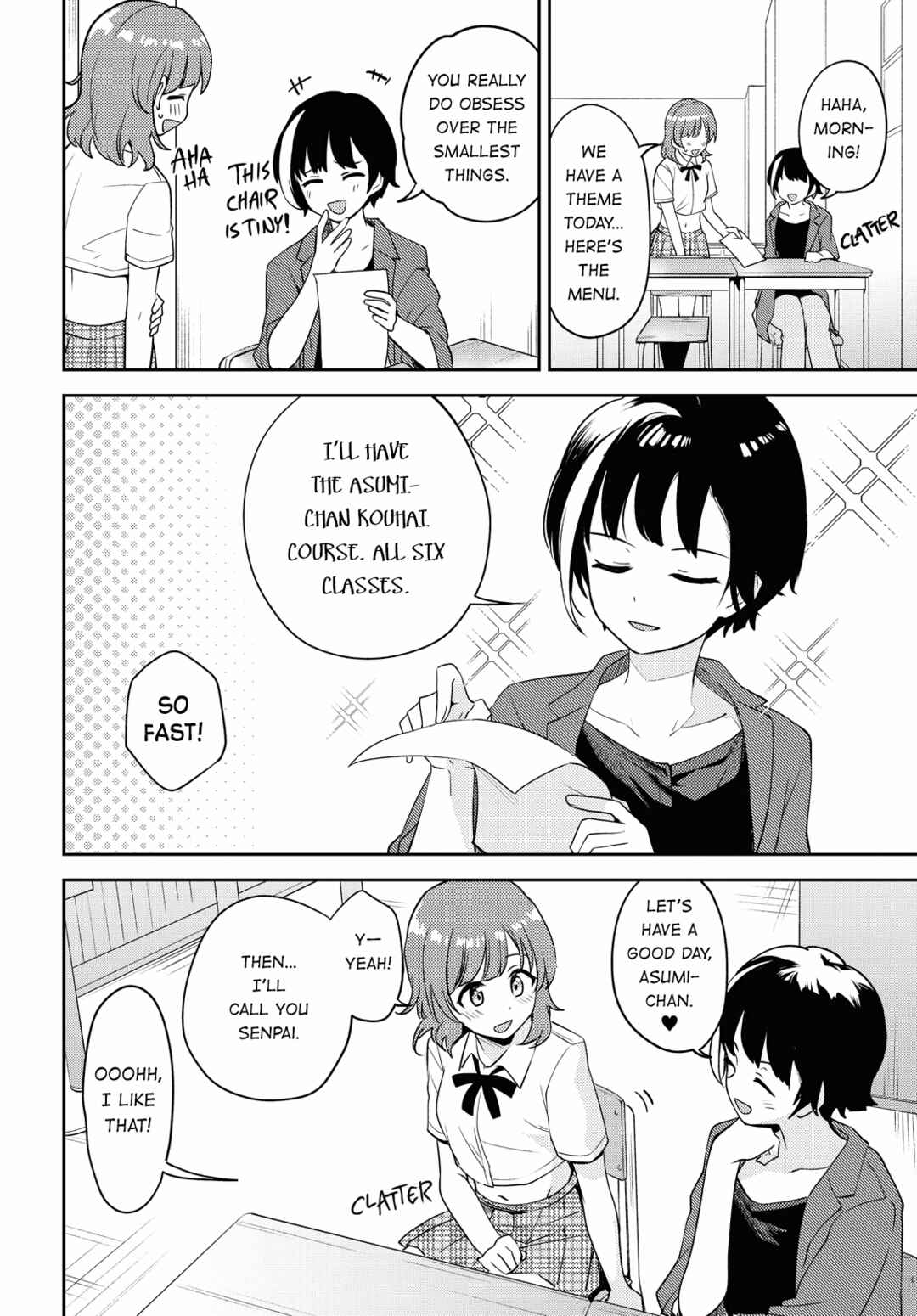 Asumi-chan wa Les Fuuzoku ni Kyoumi ga Arimasu! Chapter 6 - Page 16