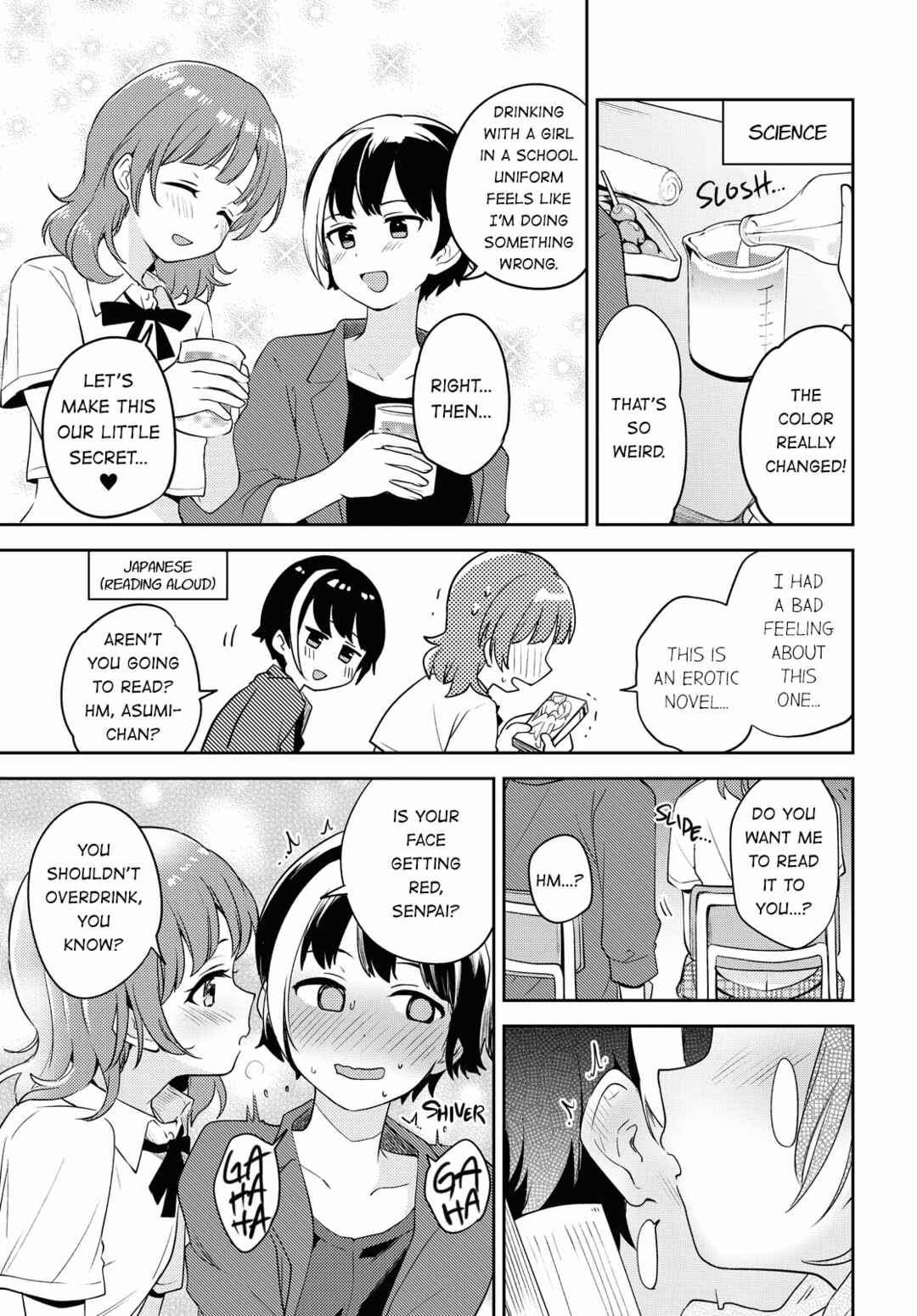 Asumi-chan wa Les Fuuzoku ni Kyoumi ga Arimasu! Chapter 6 - Page 17