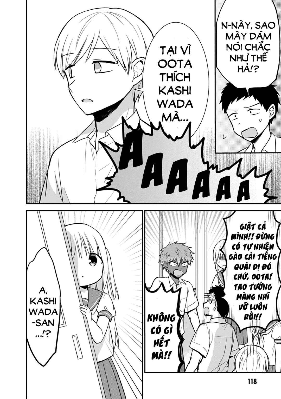 Kao ni Denai Kashiwada-san to Kao ni Deru Oota-kun Chapter 48 - Page 12