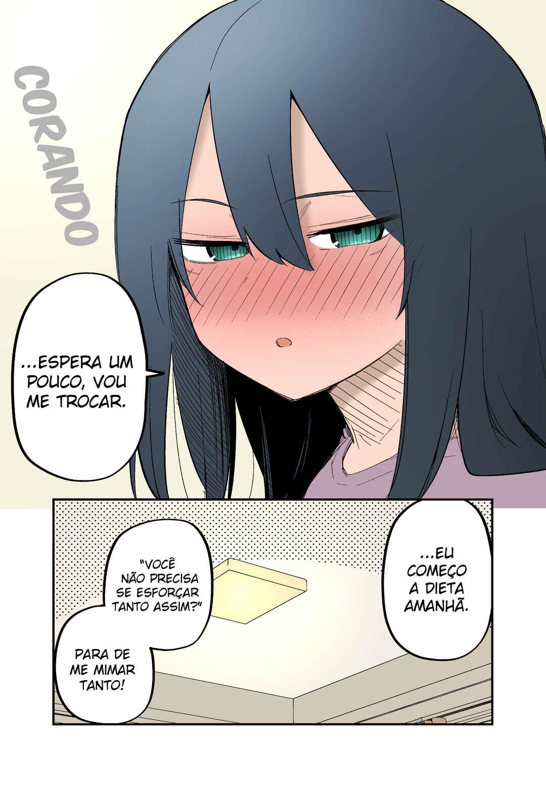 Moto Azadarake no Kanojo ga Shinpai de (Fan Colored) Chapter 3 - Page 2