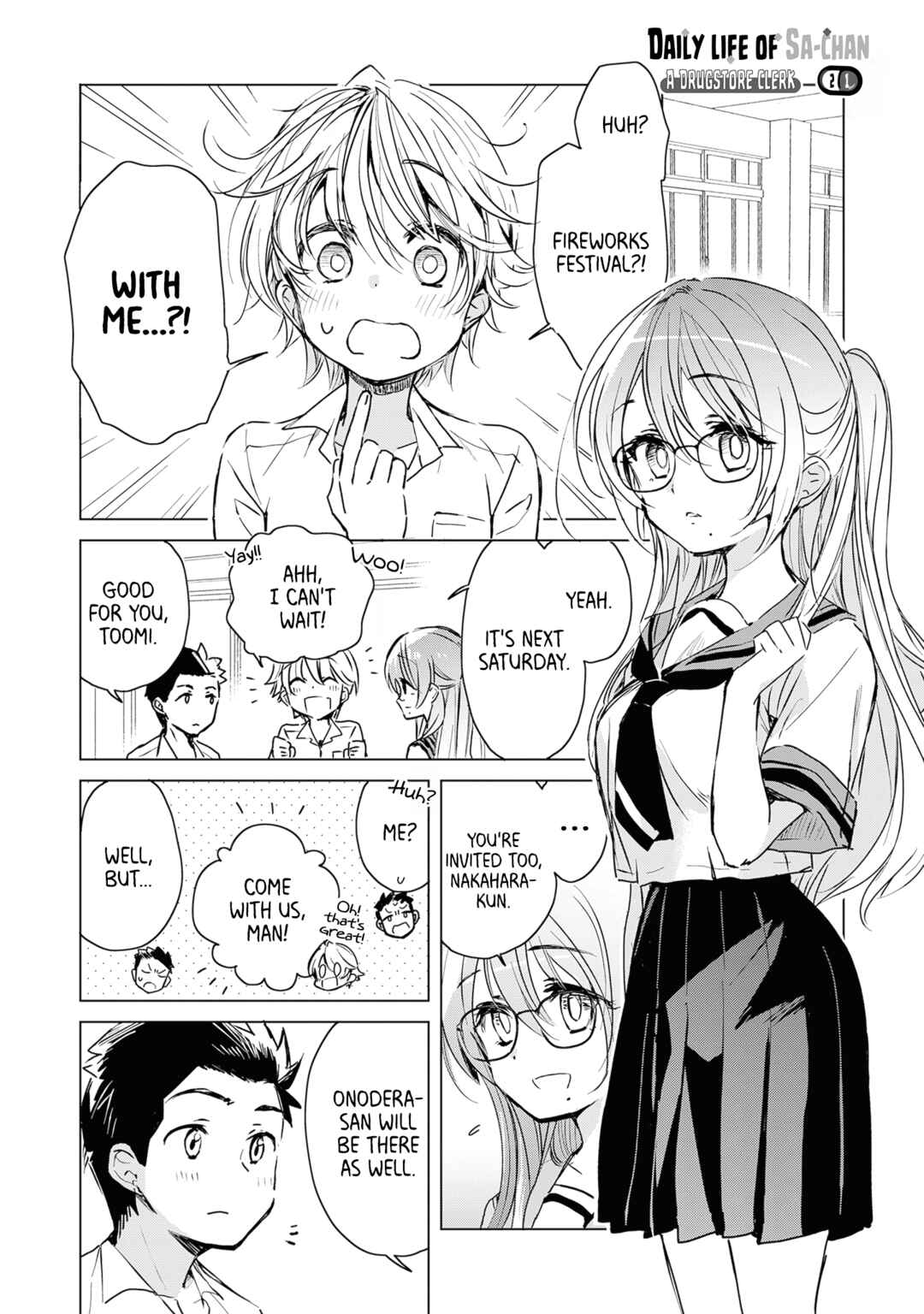 Drugstore Ten'in Sacchan no Nichijou Chapter 21 - Page 1