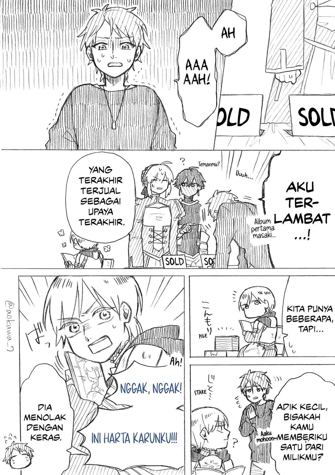 Josou Cosplayer ni Otouto ga Dekiru Manga Chapter 8.1 - Page 2