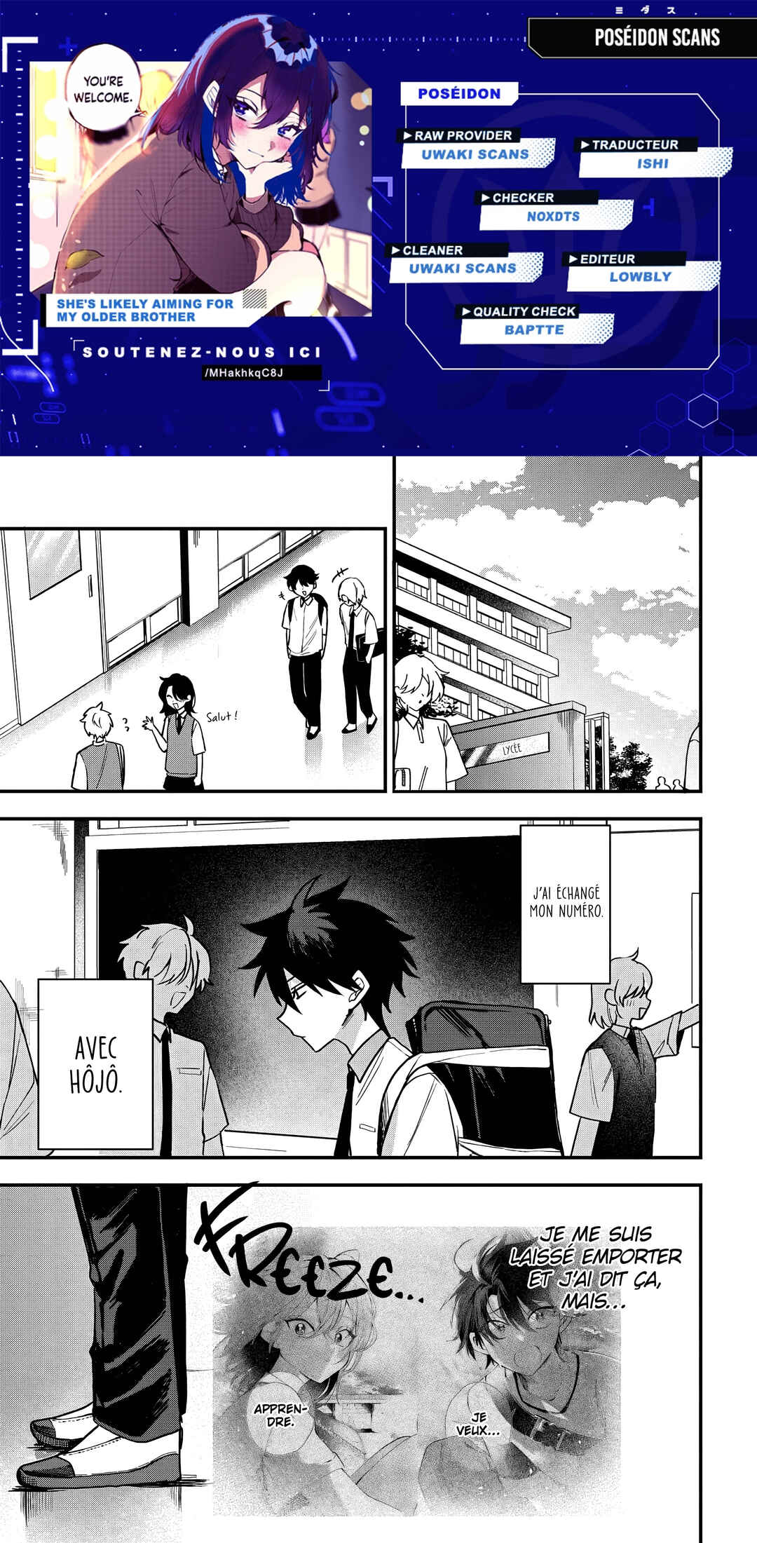 Osoraku Kanojo wa Ore no Aniki wo Neratteru Chapter 18 - Page 1