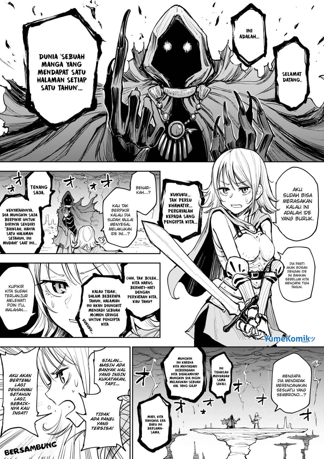 1-nen de 1-page dake Susumu Manga no Sekai Chapter 1 - Page 2