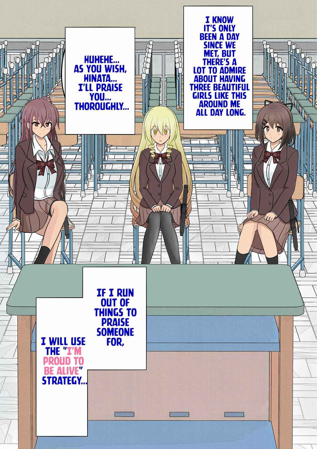 Danjo-hi 1:39 no Heikou Sekai wa Omoi no Hoka Futsuu (Fan Colored) Chapter 61 - Page 4