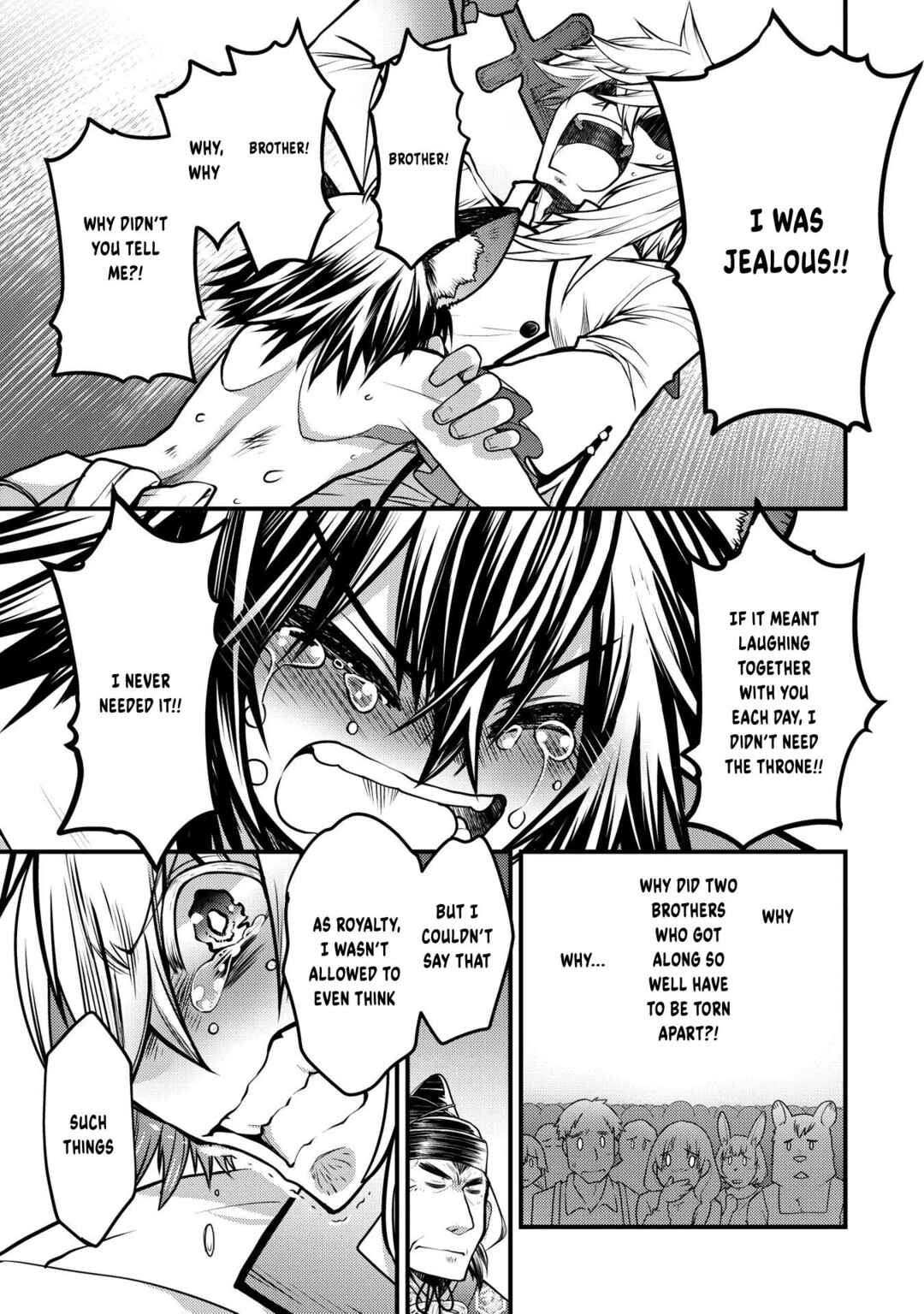 Oozumou Reijou ~Seijo ni Hirateuchi wo Kuratta Shunkan Sumou Budatta Zense wo Omoidashita Akuyaku Reijou no Watashi wa sute Neko Ouji ni Chanko wo Furumaitai Haadosukoidosukoi~ Chapter 12 - Page 22