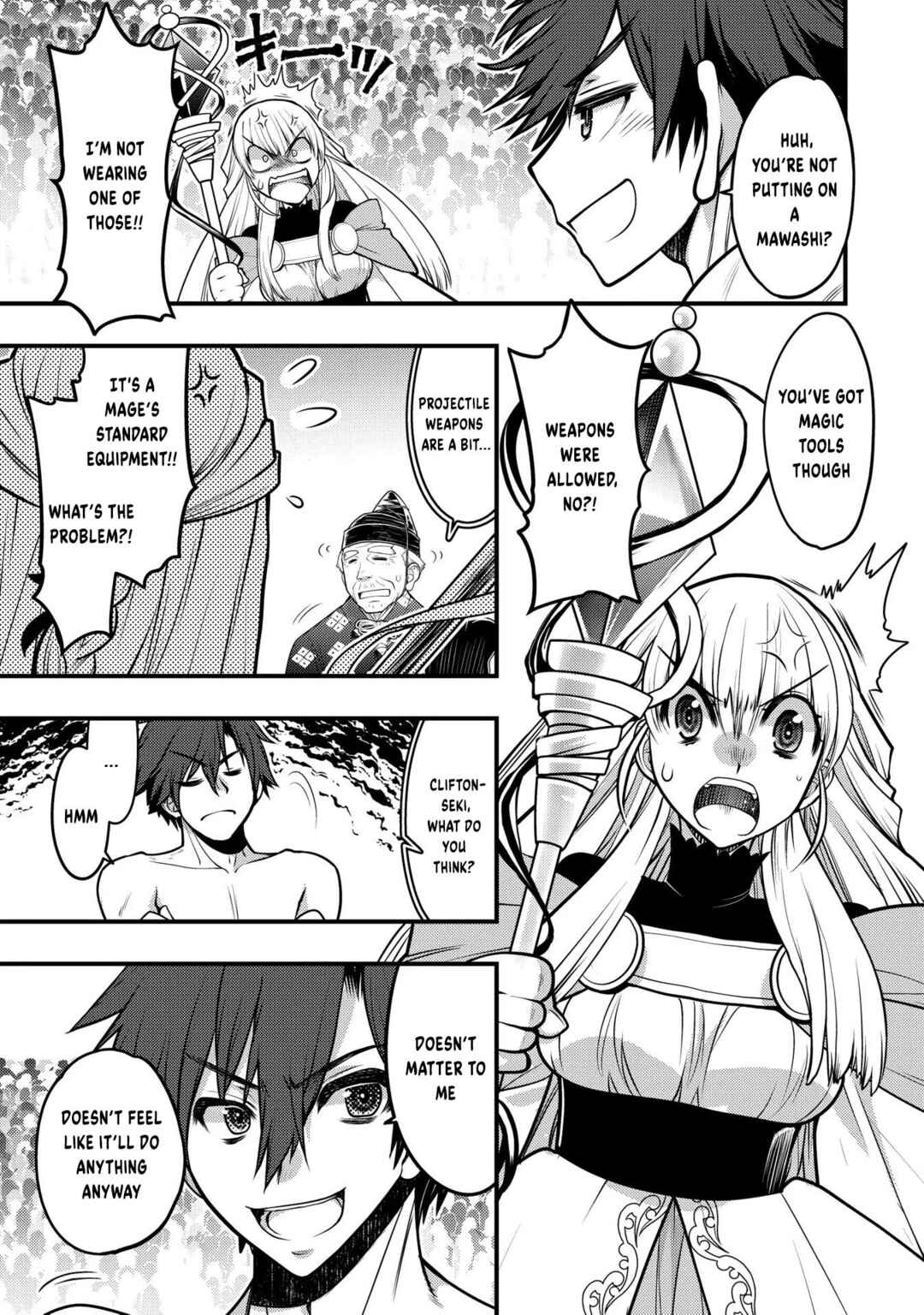 Oozumou Reijou ~Seijo ni Hirateuchi wo Kuratta Shunkan Sumou Budatta Zense wo Omoidashita Akuyaku Reijou no Watashi wa sute Neko Ouji ni Chanko wo Furumaitai Haadosukoidosukoi~ Chapter 12 - Page 34