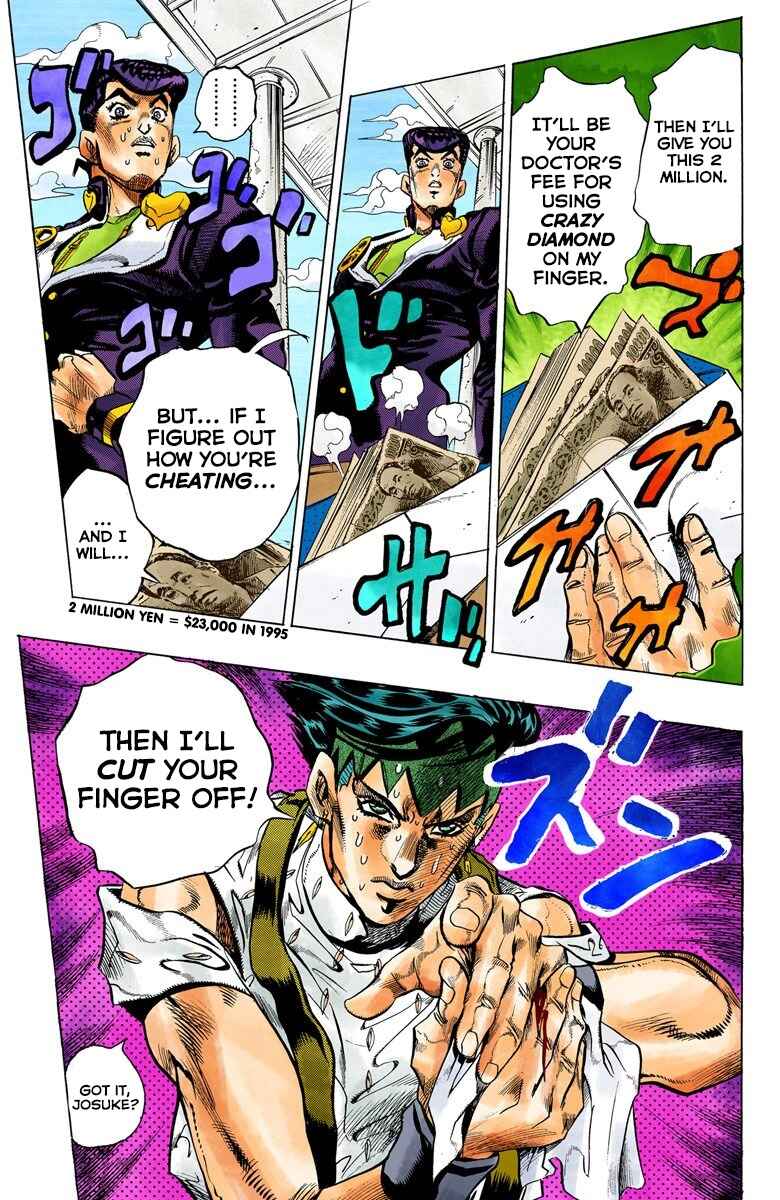 JoJo no Kimyou na Bouken: Part 4 - Diamond wa Kudakenai Color-ban Chapter 117 - Page 15