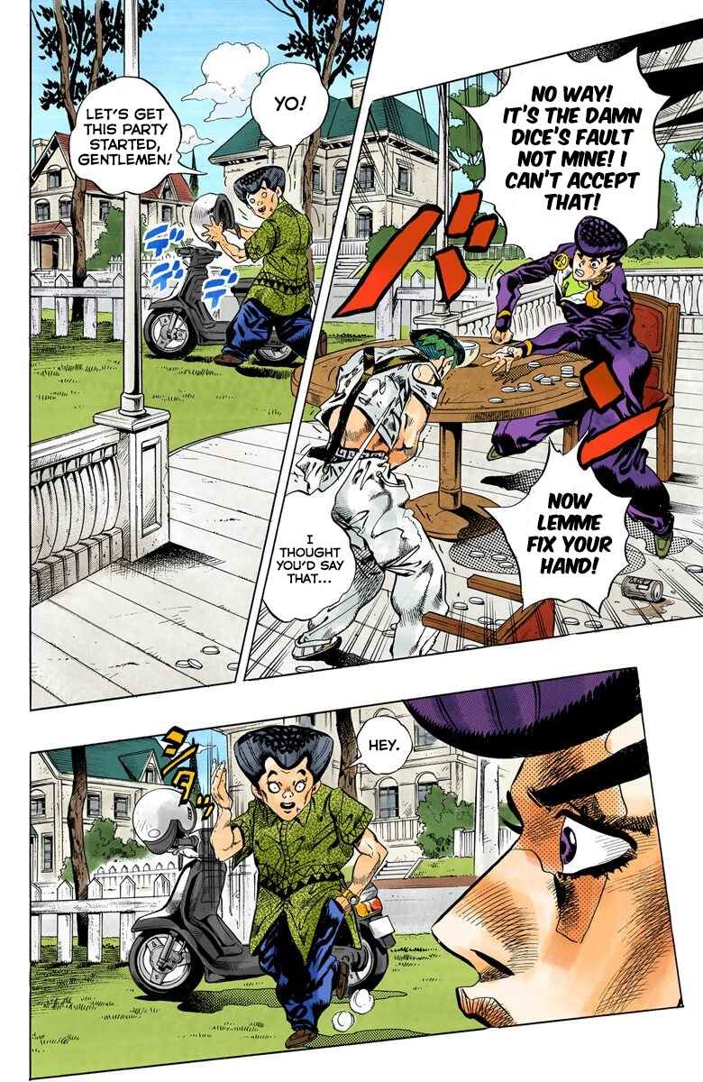 JoJo no Kimyou na Bouken: Part 4 - Diamond wa Kudakenai Color-ban Chapter 117 - Page 16