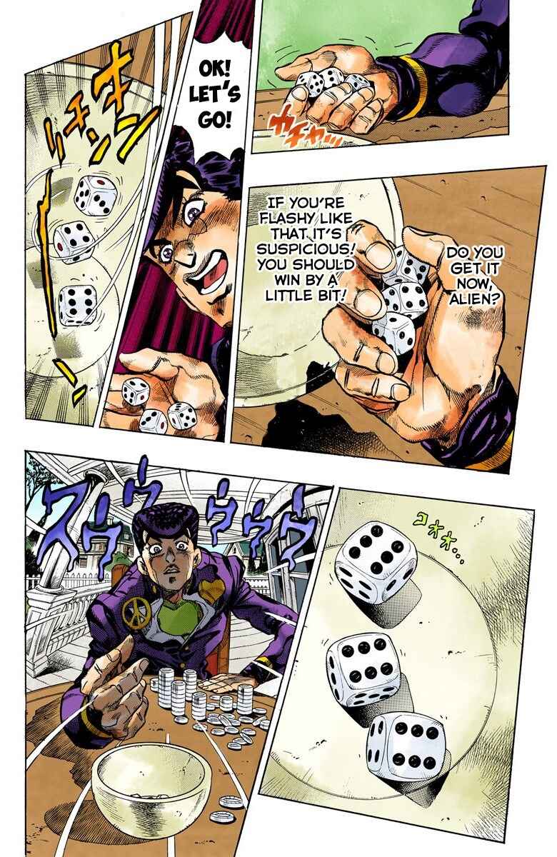 JoJo no Kimyou na Bouken: Part 4 - Diamond wa Kudakenai Color-ban Chapter 117 - Page 8