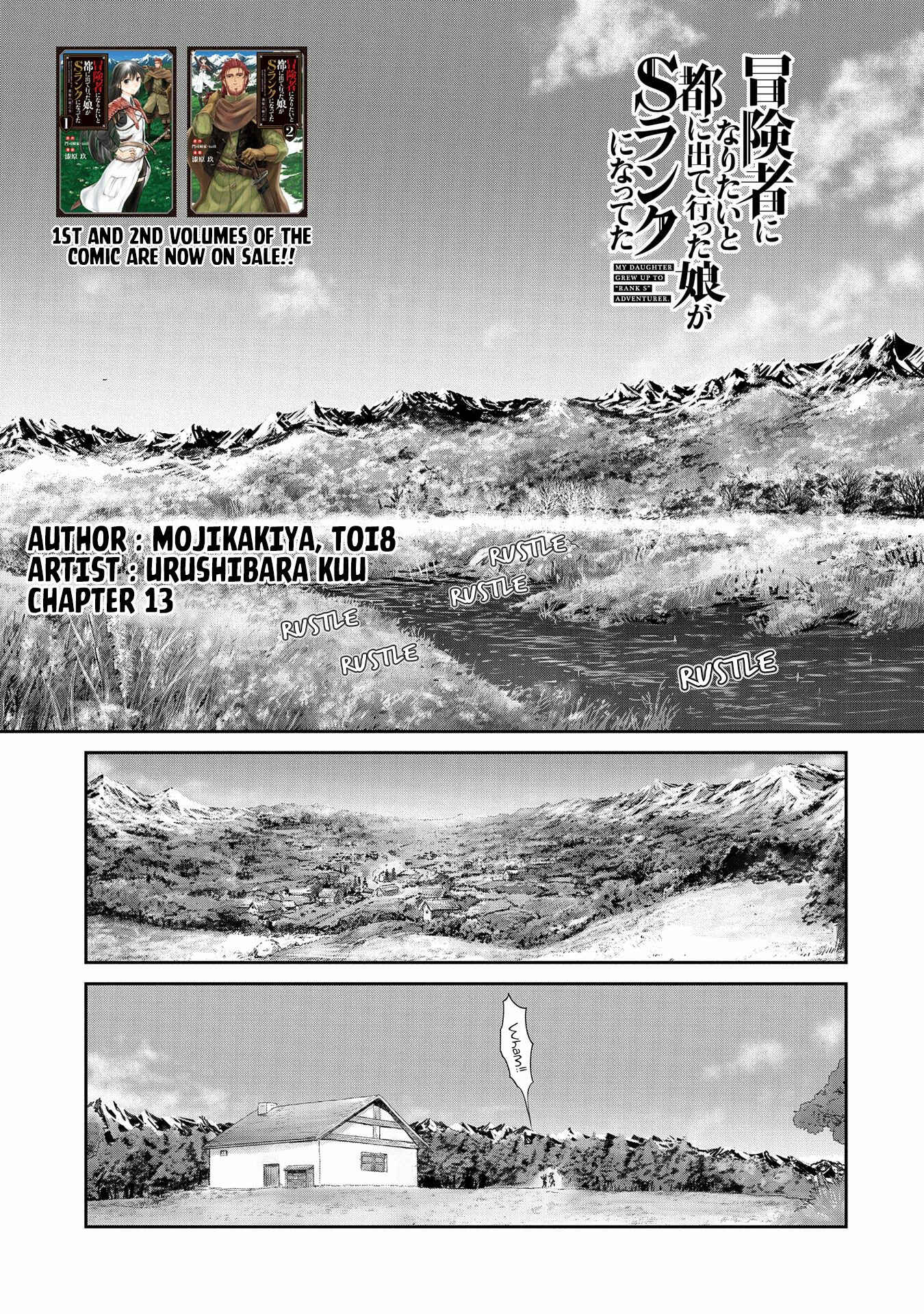 Boukensha ni Naritai to Miyako ni Deteitta Musume ga S-Rank ni Natteta: Kurokami no Ikusaotome Chapter 13 - Page 1