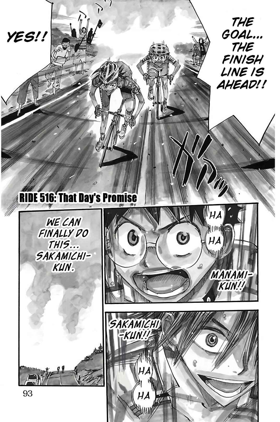Yowamushi Pedal Chapter 516 - Page 1