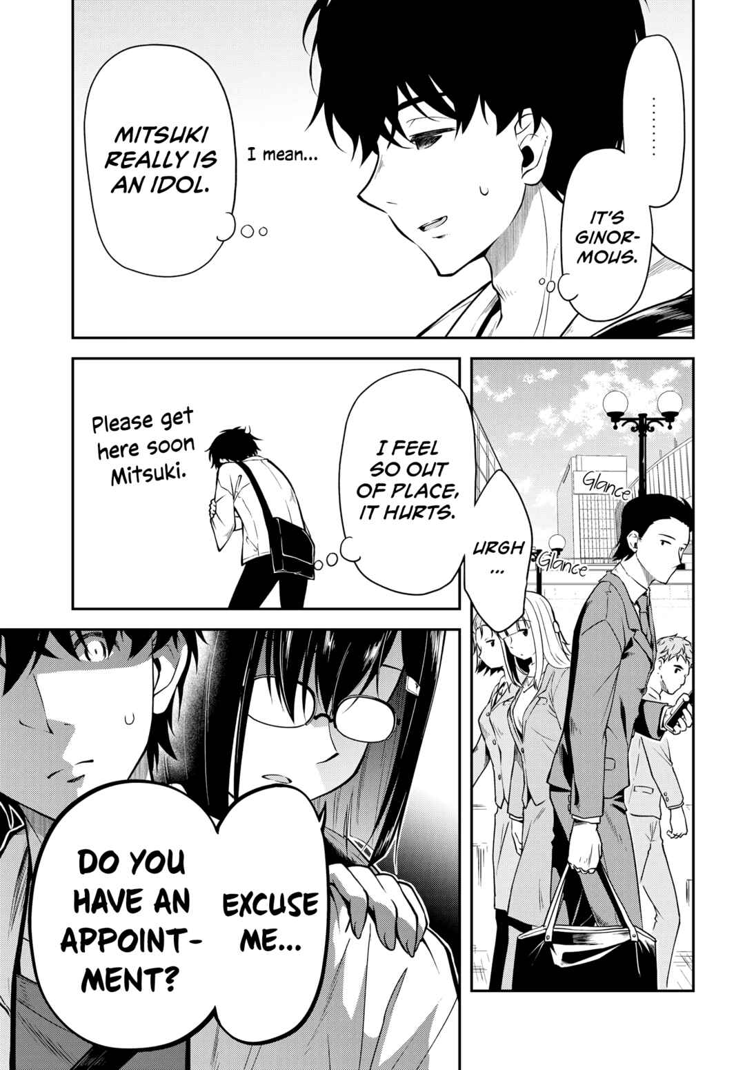 Kokumin-teki Idol ni natta Osana-Najimi ga Boro-Apart ni Sunderu Ore no Tonari ni Hikkoshitekita Ken Chapter 4.2 - Page 3