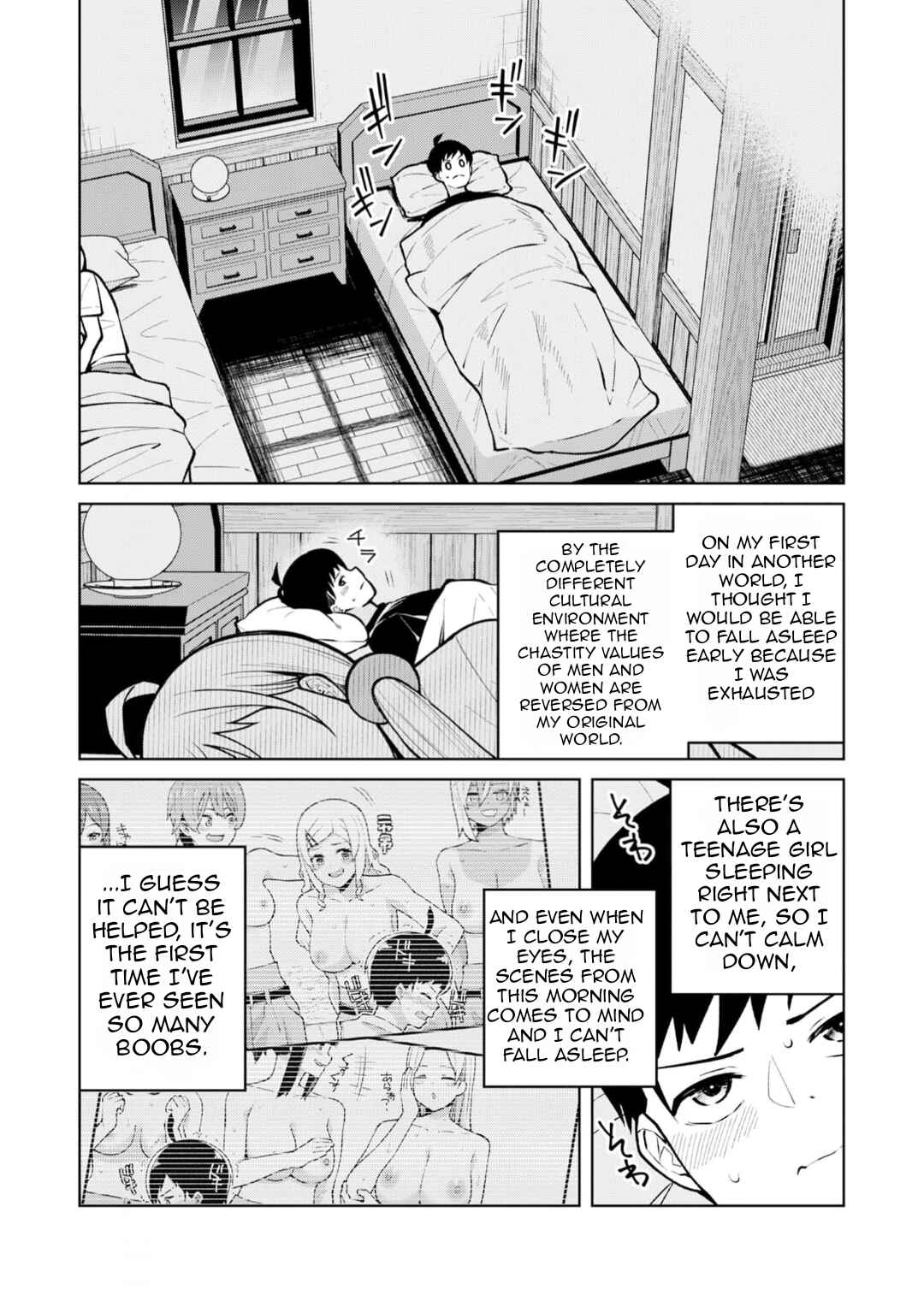 Teisou Gyakuten Isekai de Sukebe na Bijo-tachi ni Kakomare nagara Boukensha Seikatsu Chapter 3 - Page 5
