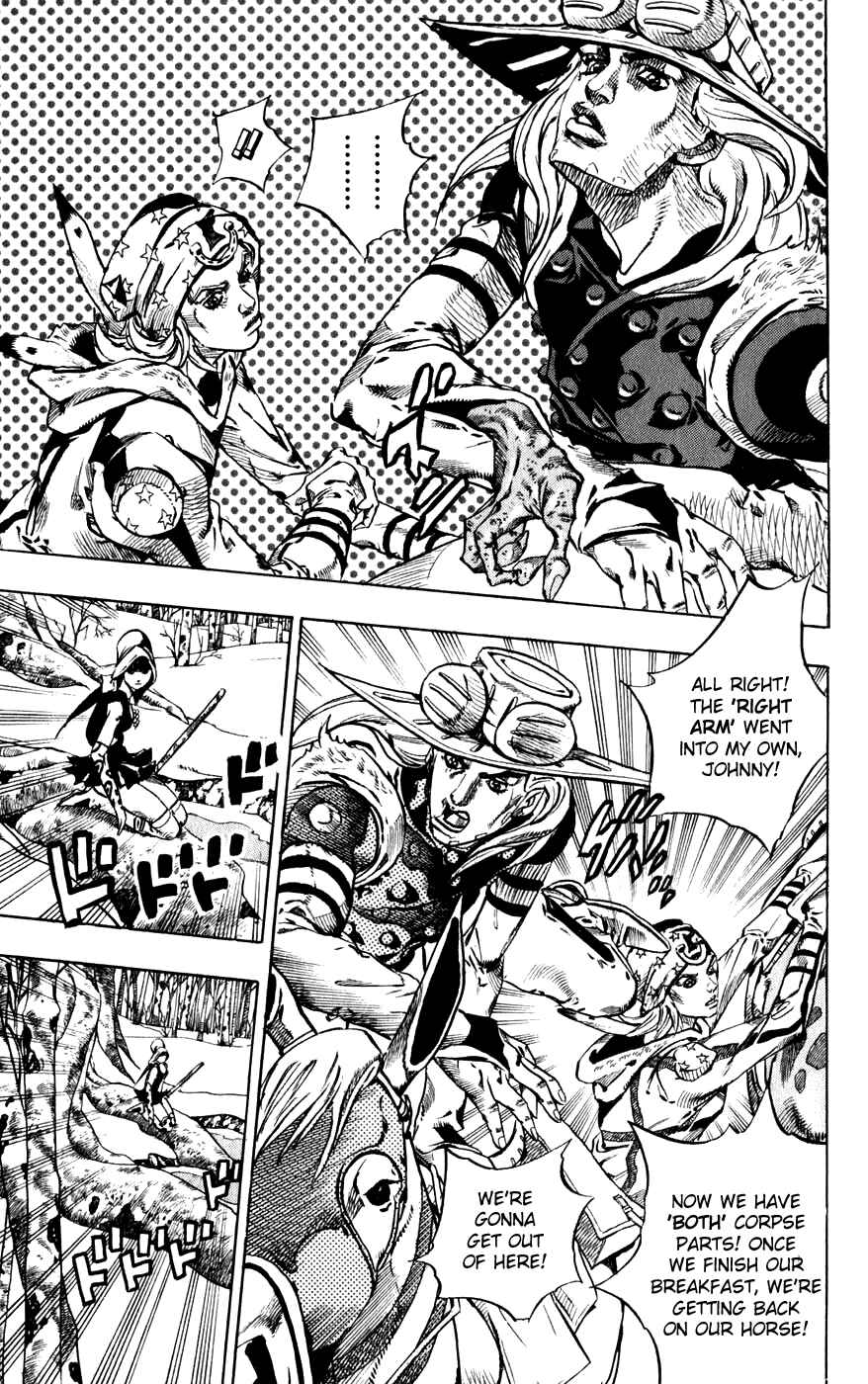 JoJo no Kimyou na Bouken: Part 7 - Steel Ball Run Chapter 46 - Page 17