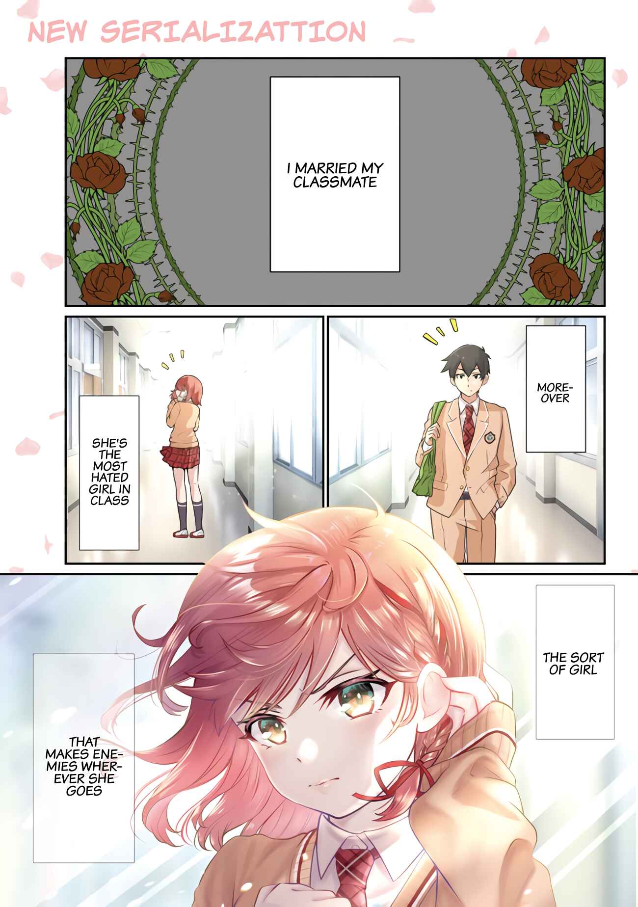 Class no Daikirai na Joshi to Kekkon Suru Koto ni Natta. Chapter 1 - Page 1