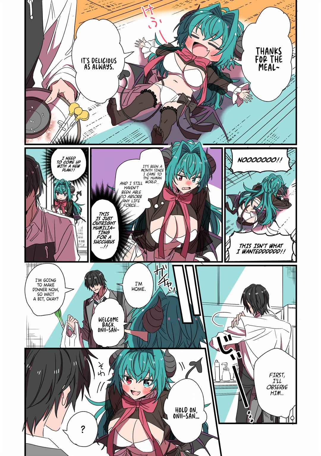 Succubus ga Yattekita Ohanashi Chapter 6 - Page 1