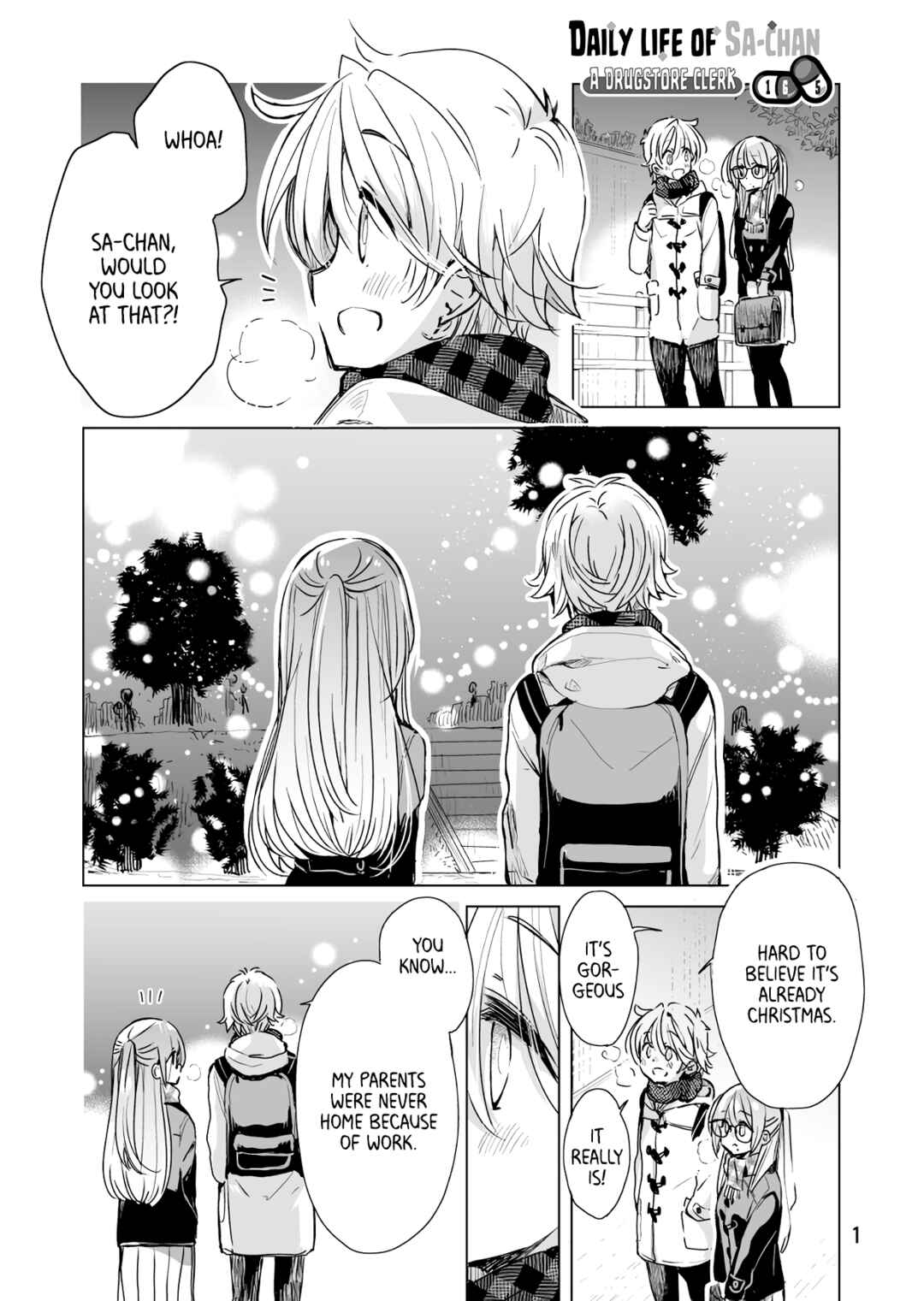 Drugstore Ten'in Sacchan no Nichijou Chapter 16.5 - Page 1