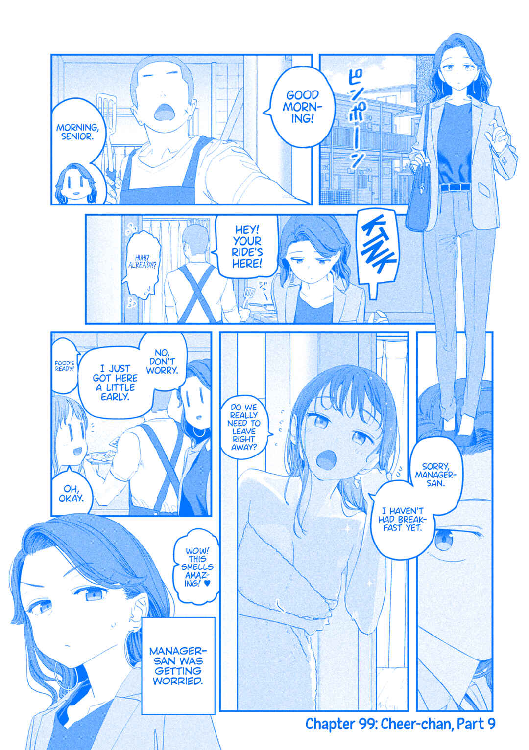 Getsuyoubi no Tawawa (Blue) (Fan Colored) Chapter 99 - Page 2