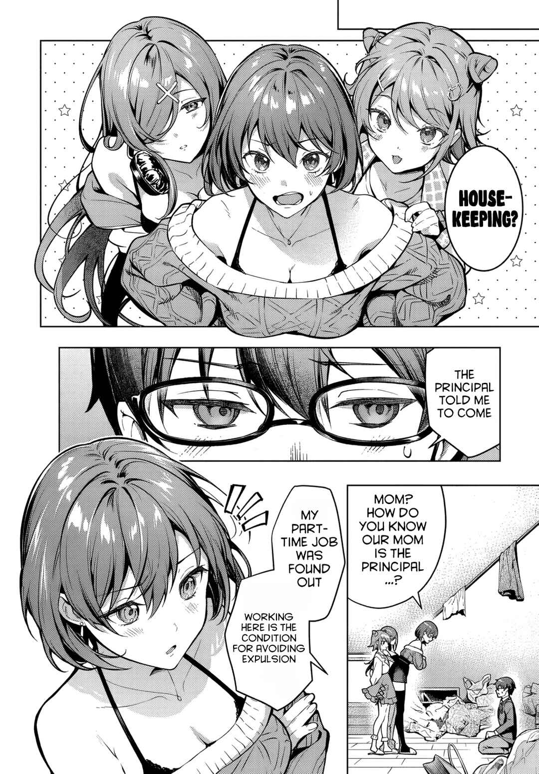 Tier 1 Shimai - Yuumei Yonshimai wa Boku nashi de wa Ikirarenai Chapter 1 - Page 21