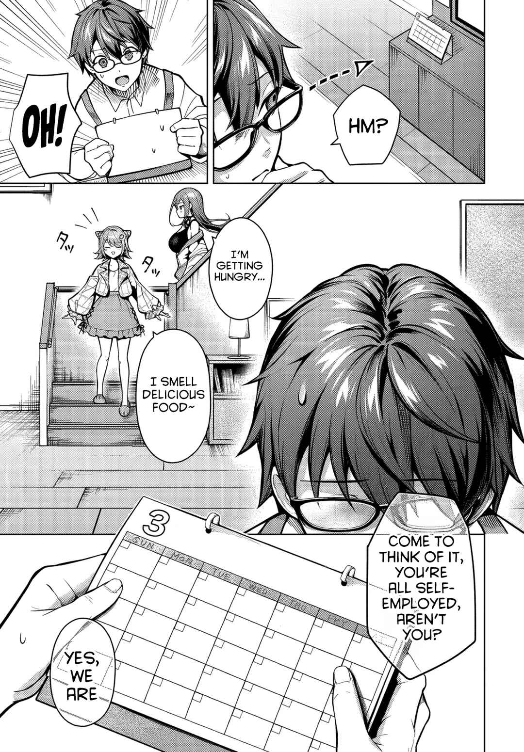 Tier 1 Shimai - Yuumei Yonshimai wa Boku nashi de wa Ikirarenai Chapter 1 - Page 54