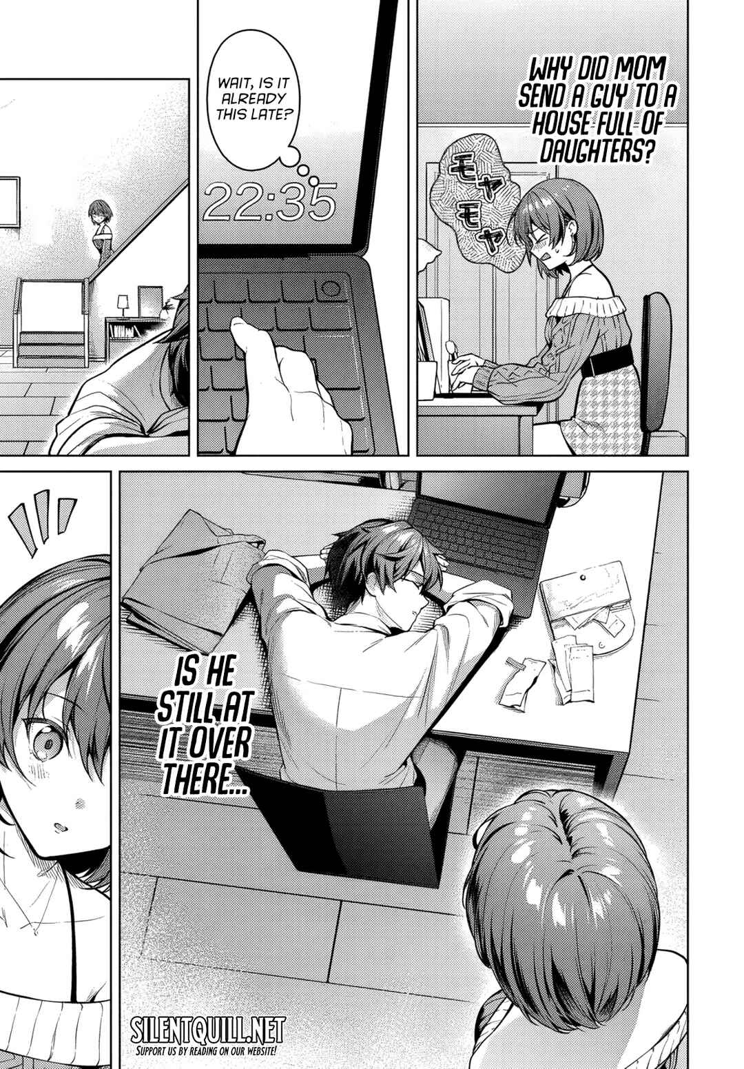 Tier 1 Shimai - Yuumei Yonshimai wa Boku nashi de wa Ikirarenai Chapter 1 - Page 58
