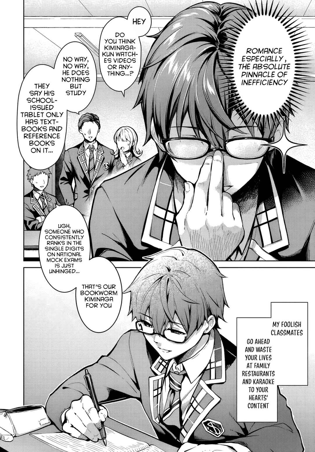 Tier 1 Shimai - Yuumei Yonshimai wa Boku nashi de wa Ikirarenai Chapter 1 - Page 8