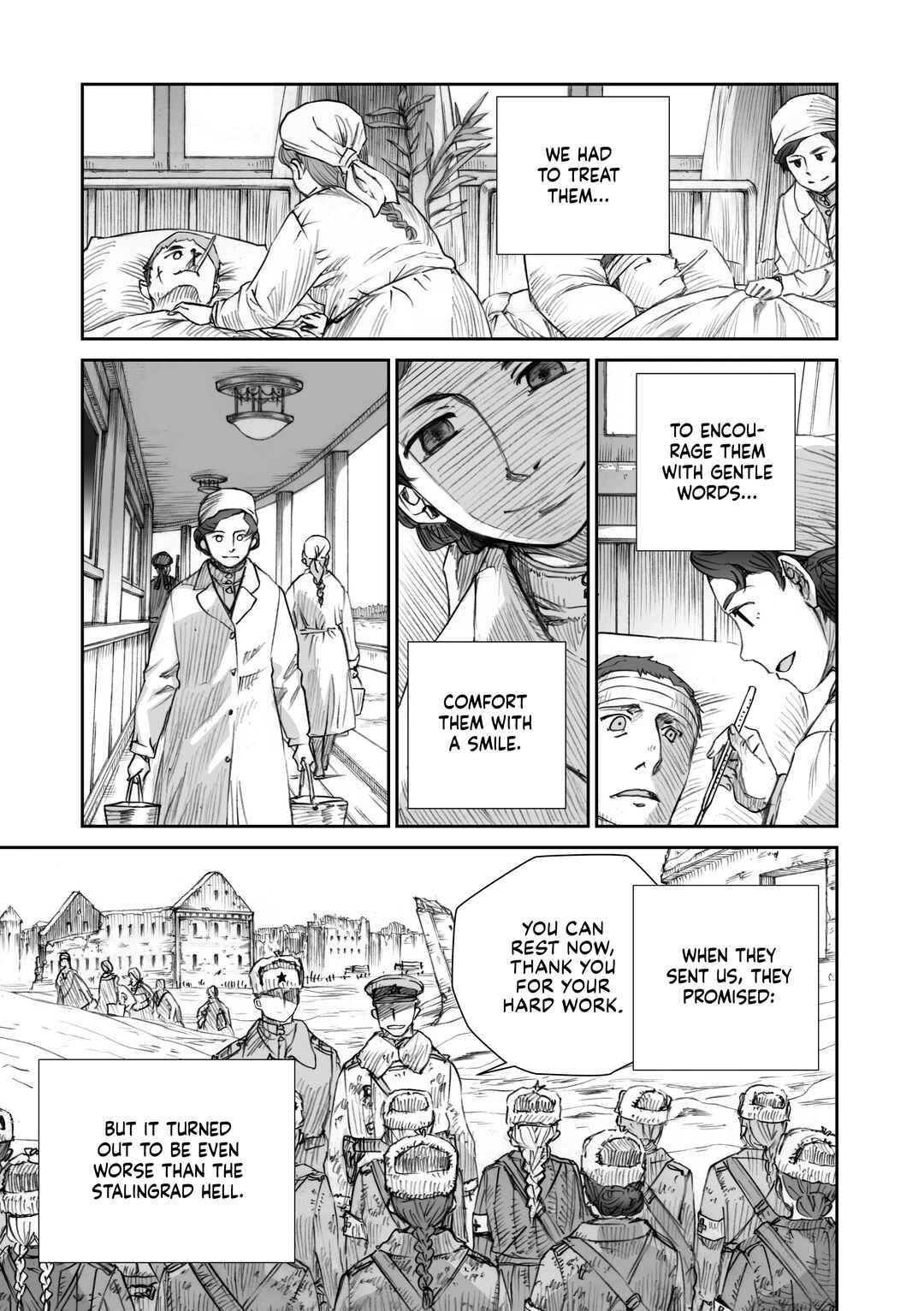 Sensou wa Onna no Kao wo Shiteinai Chapter 16.3 - Page 7