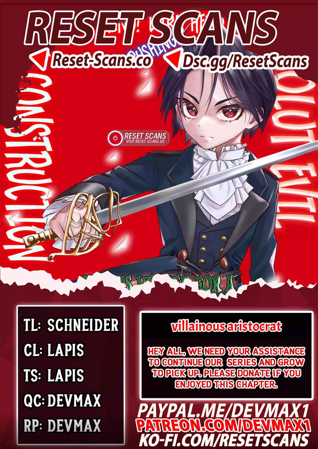 Akuyaku Kizoku to shite Hitsuyou na Sore Chapter 7 - Page 1