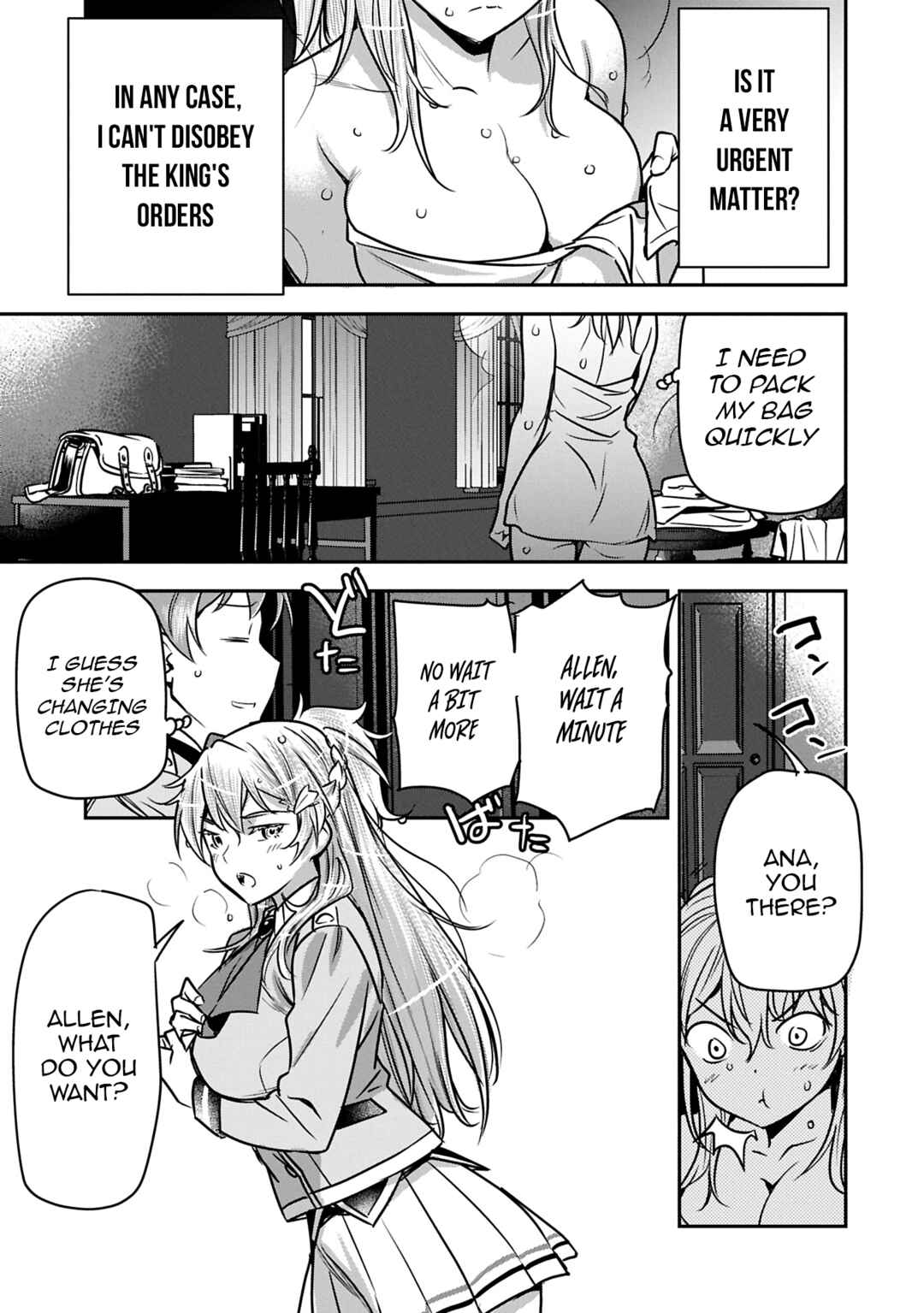 Chounin A wa Akuyaku Reijou o Doushitemo Sukuitai: Dobu to Sora to Koori no Himegimi Chapter 35.1 - Page 4