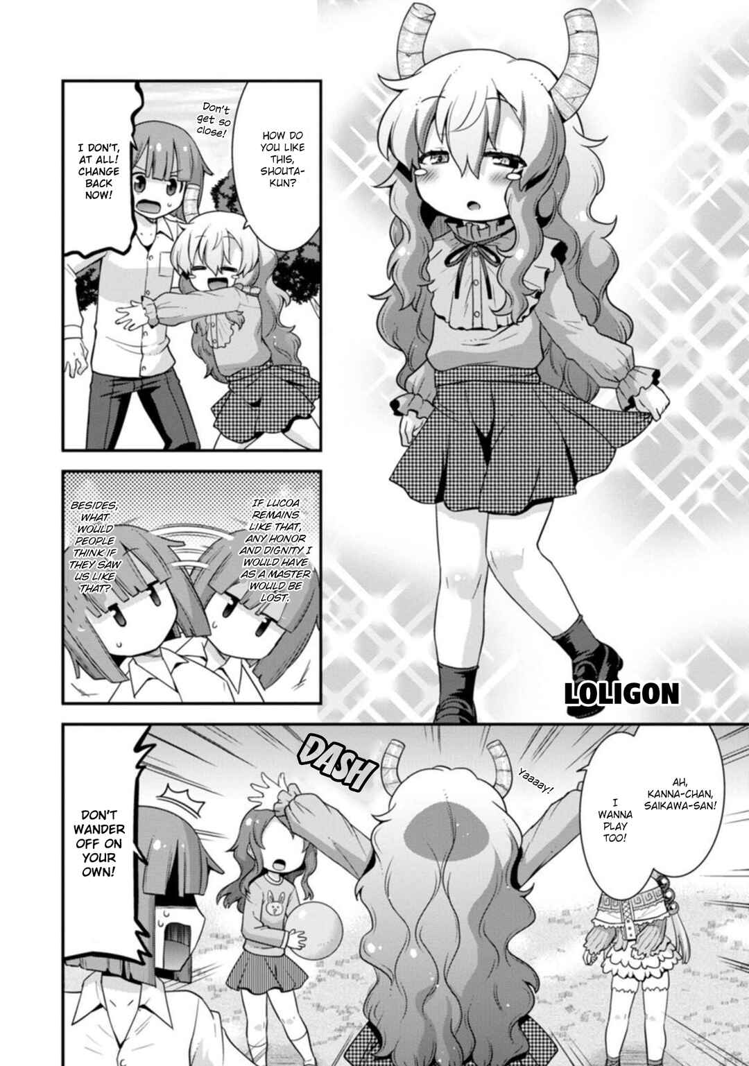Kobayashi-san Chi no Maid Dragon - Lucoa wa Boku no ×× Desu Chapter 34 - Page 12