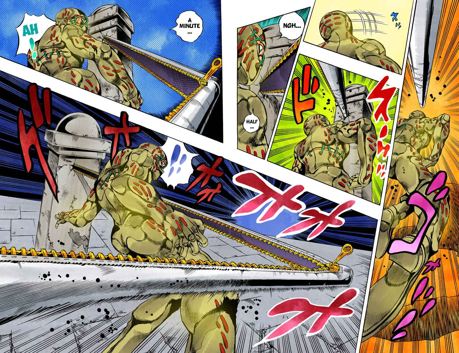 JoJo no Kimyou na Bouken: Part 5 - Ougon no Kaze Color-ban Chapter 124 - Page 16