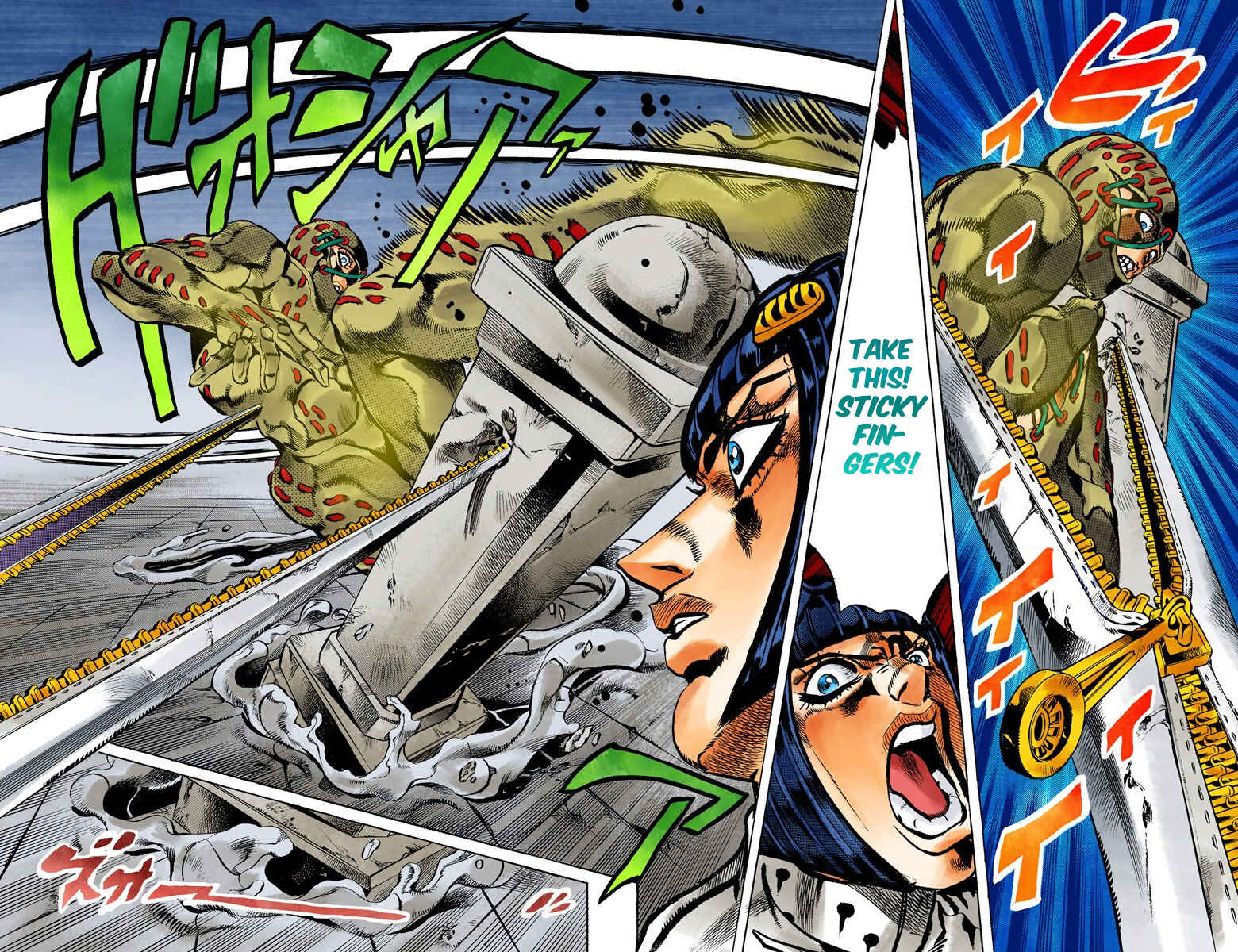 JoJo no Kimyou na Bouken: Part 5 - Ougon no Kaze Color-ban Chapter 124 - Page 17