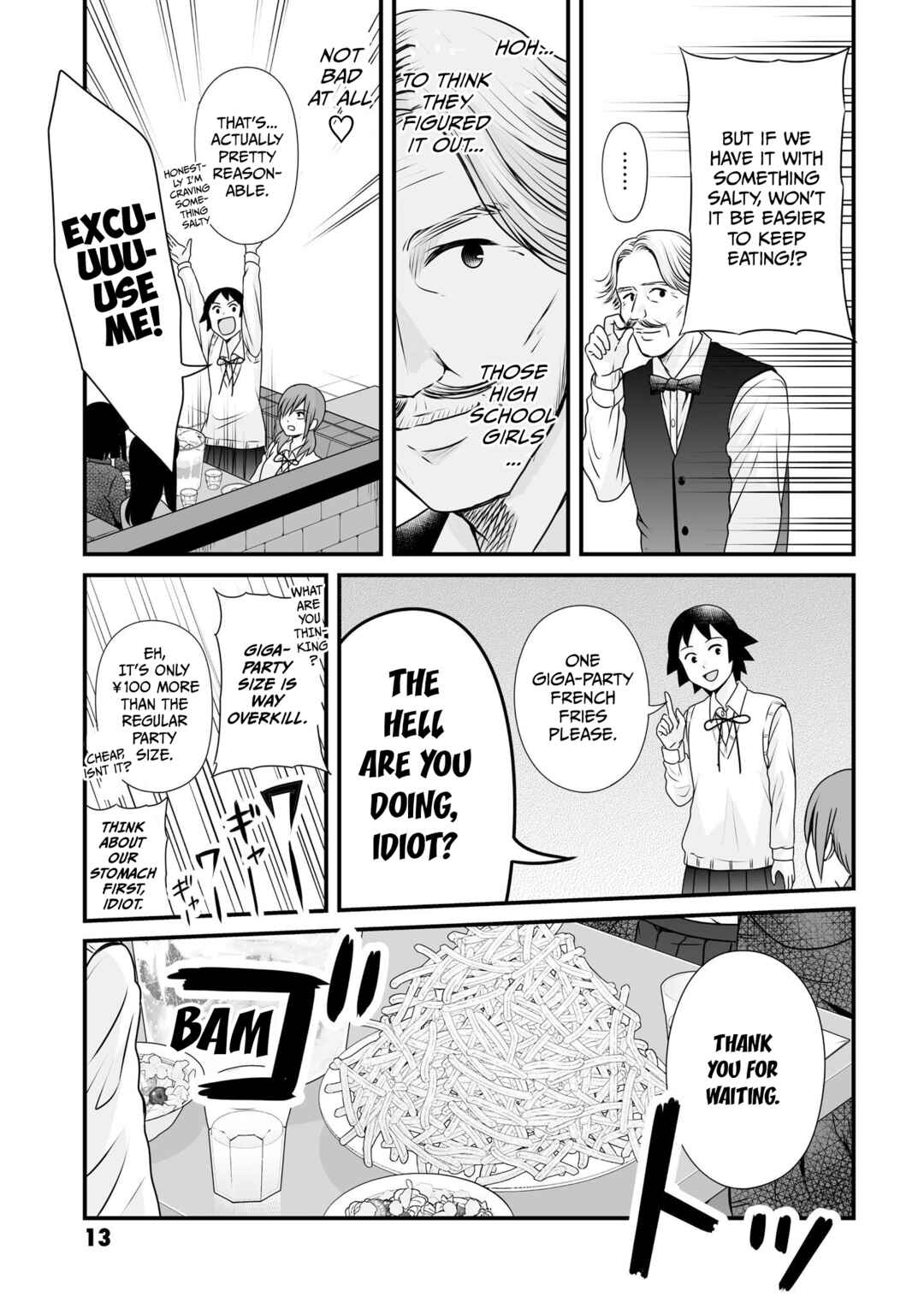 Joshikousei no Mudazukai Chapter 98 - Page 9