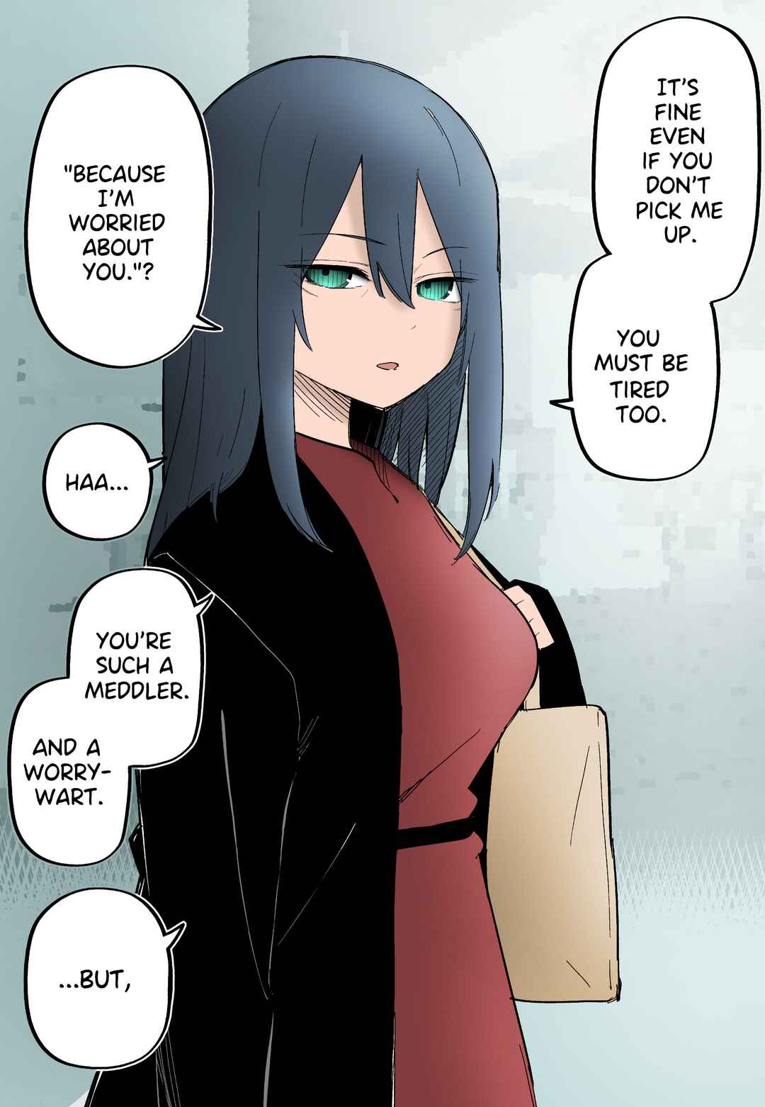 Moto Azadarake no Kanojo ga Shinpai de (Fan Colored) Chapter 2 - Page 1