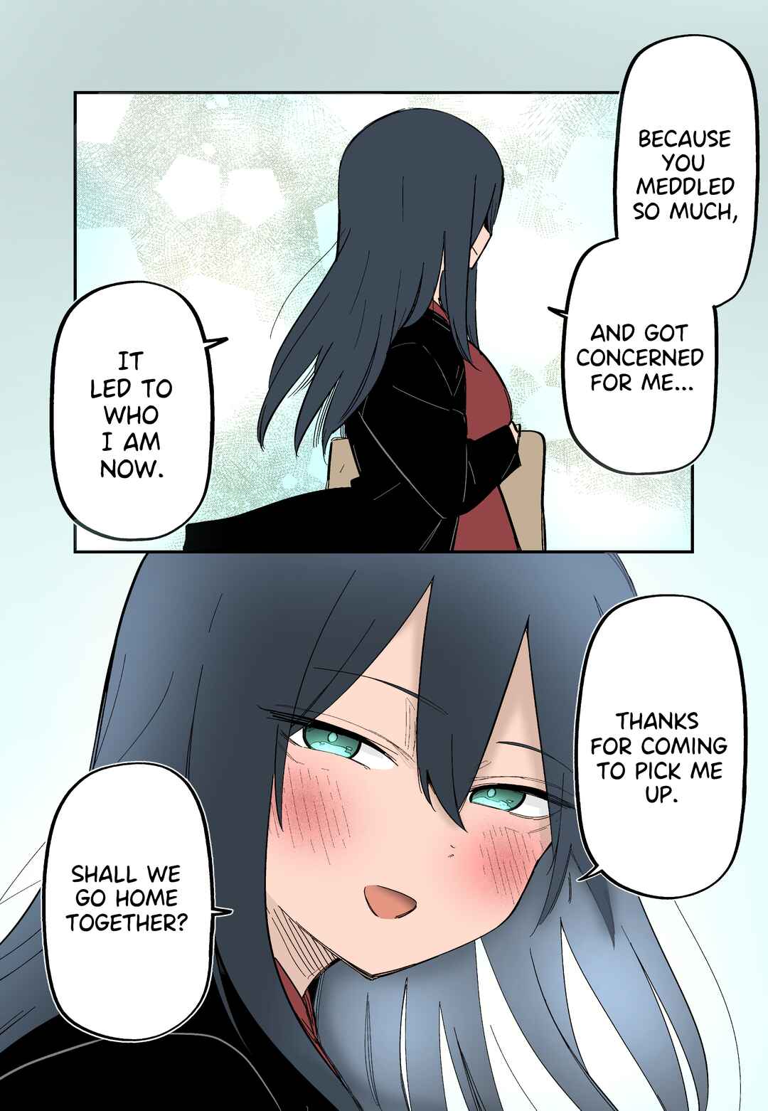 Moto Azadarake no Kanojo ga Shinpai de (Fan Colored) Chapter 2 - Page 2
