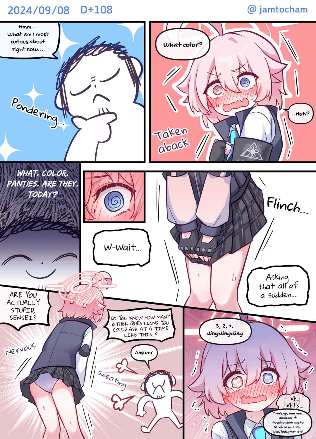Blue Archive - 1 Hoshino a Day (Doujinshi) Chapter 1 Hoshino a Day - Season 2 FULL (Days 10... - Page 8
