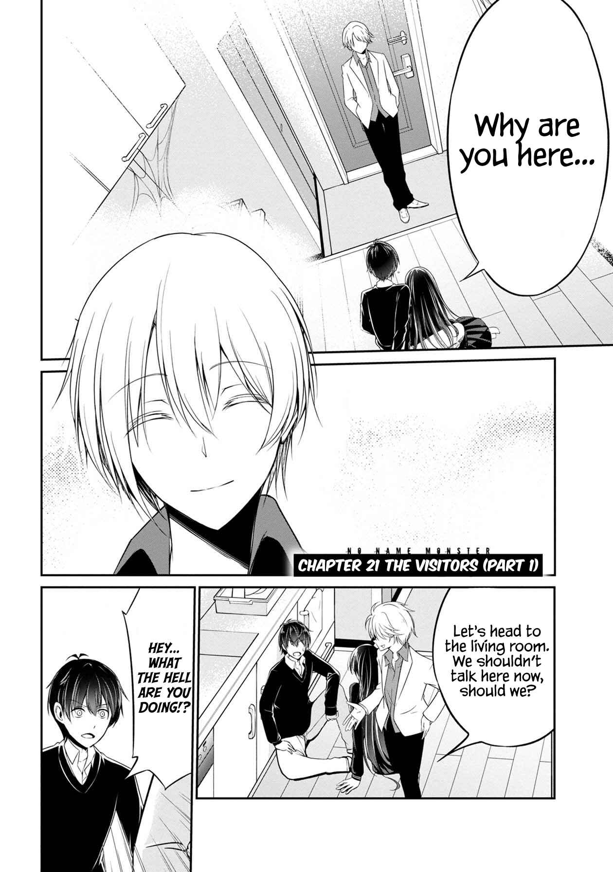 Namae no nai Kaibutsu - Kumo to Shoujo to Ryoki Satsujin Chapter 21 - Page 2