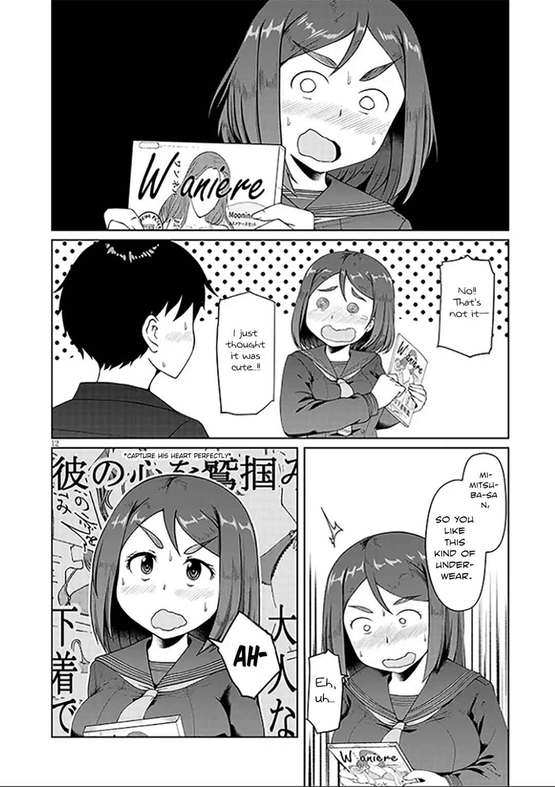 Jimiko na Mitsuba-san ga Boku wo Yuuwaku Suru Chapter 2 - Page 12