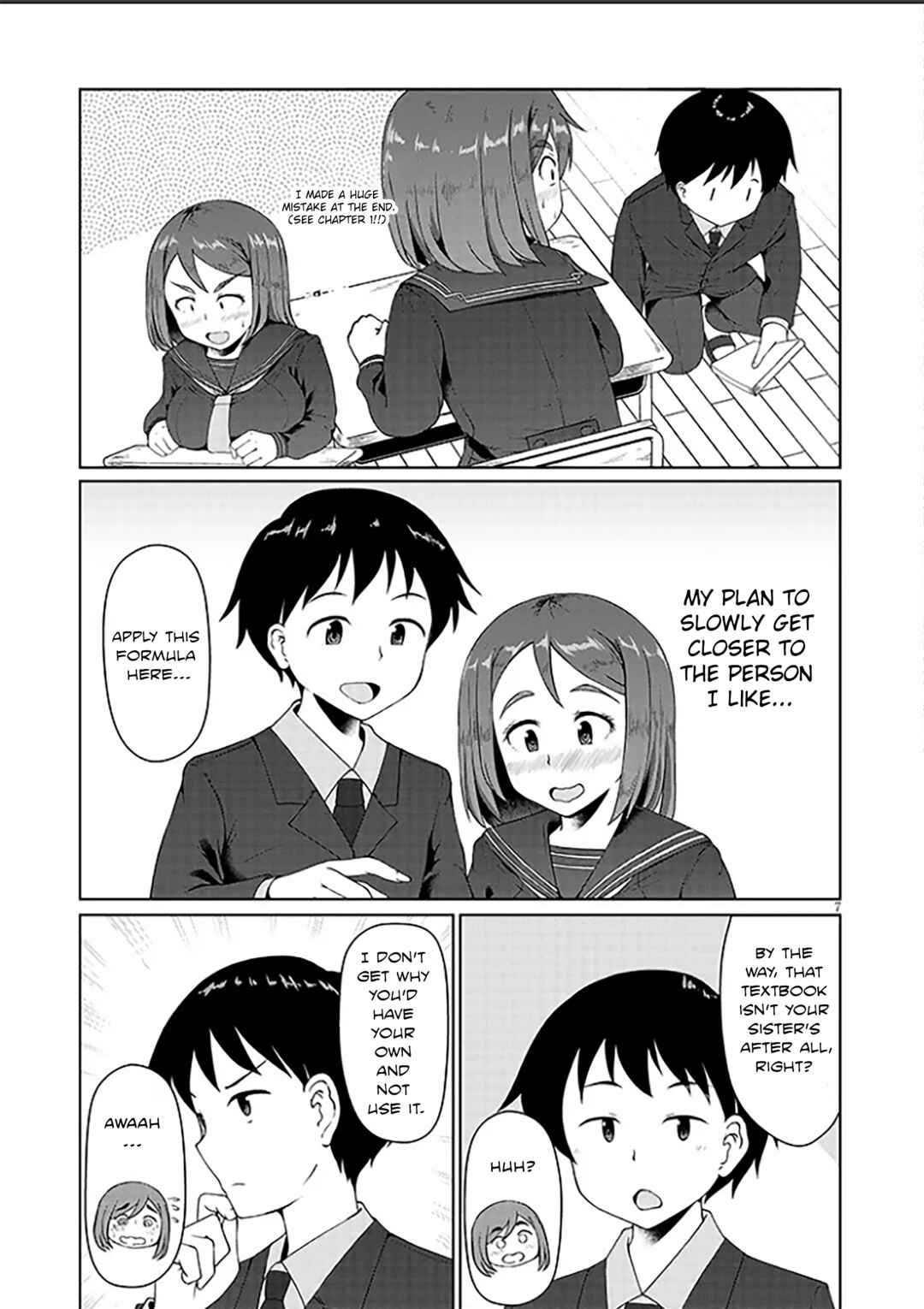 Jimiko na Mitsuba-san ga Boku wo Yuuwaku Suru Chapter 2 - Page 7