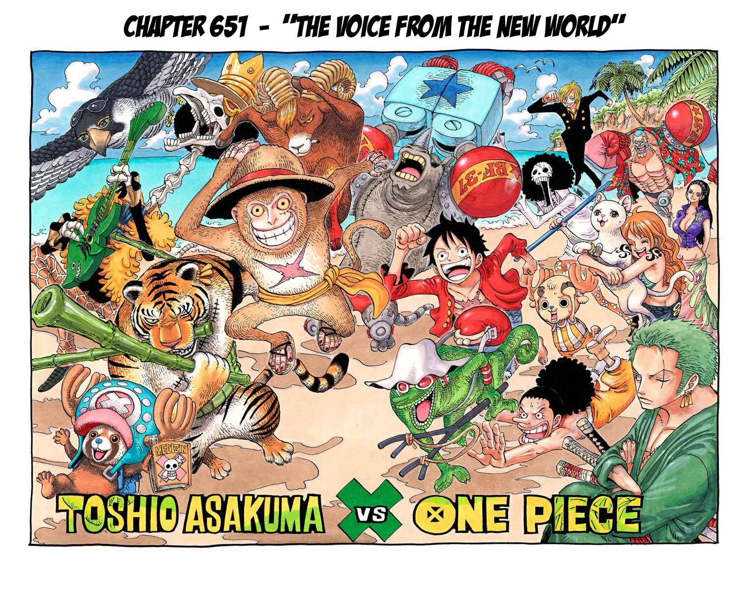 One Piece (Official Colored) Chapter 651 - Page 2