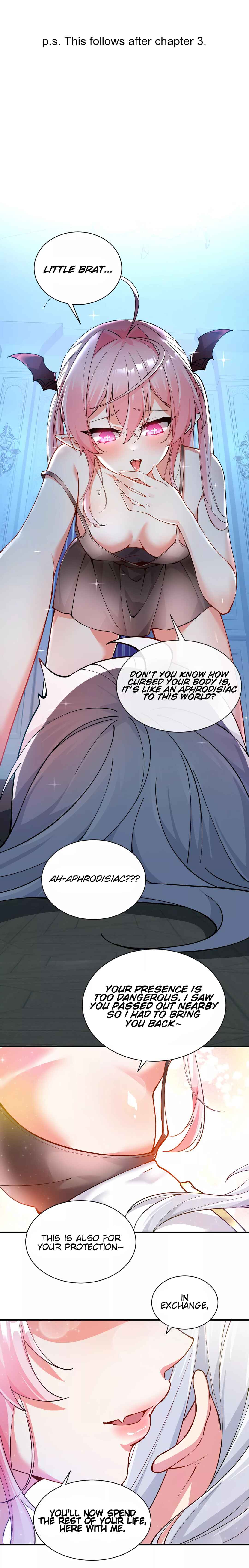 Tiānshēng Mèigǔ De Wǒ Bèi Bìng Jiāo Tú Er Dīng Shàngle Chapter 3.5 - Page 3