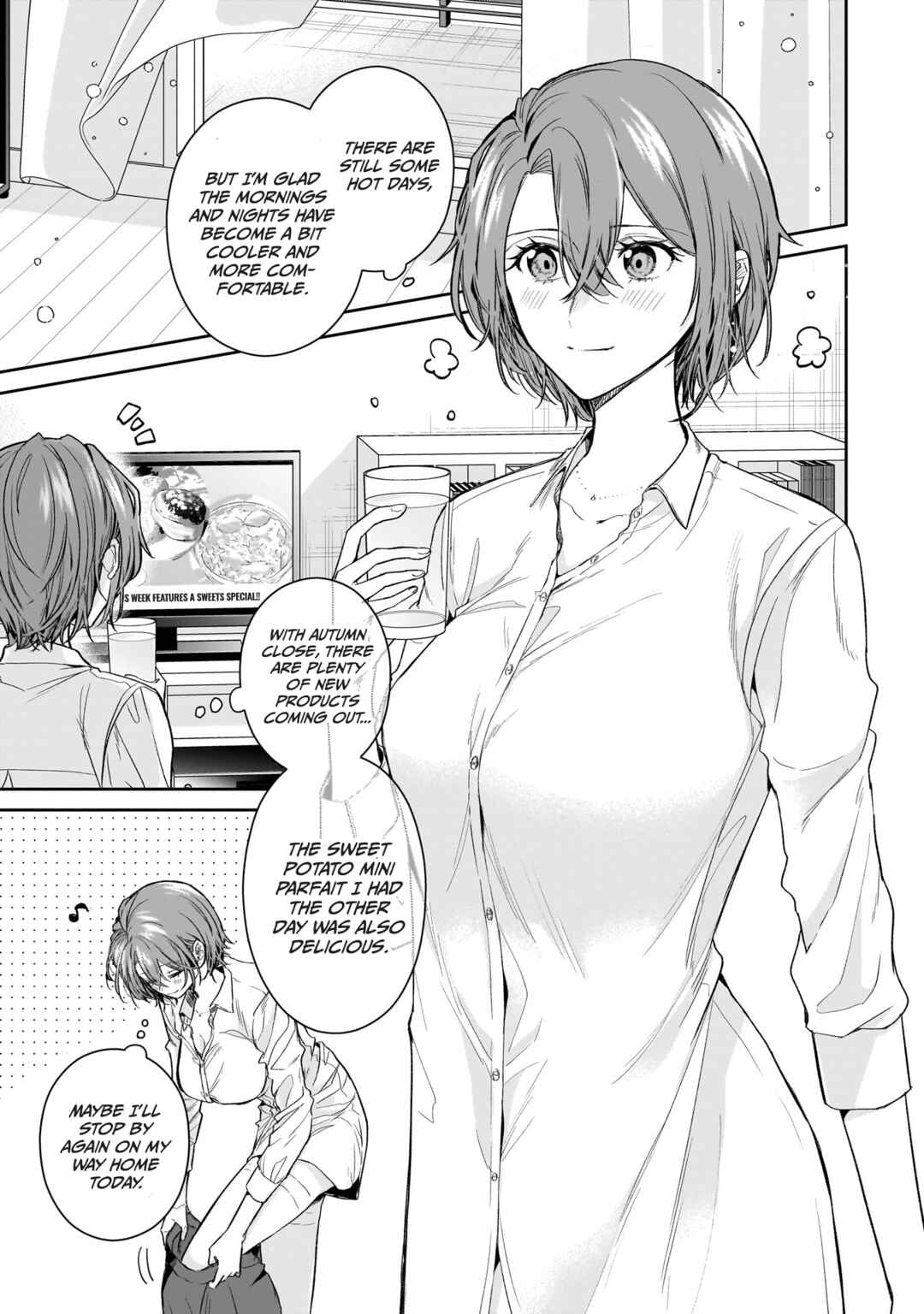 Misato-san wa Amasugi Joushi ni Chotto Kibishii Chapter 20 - Page 1